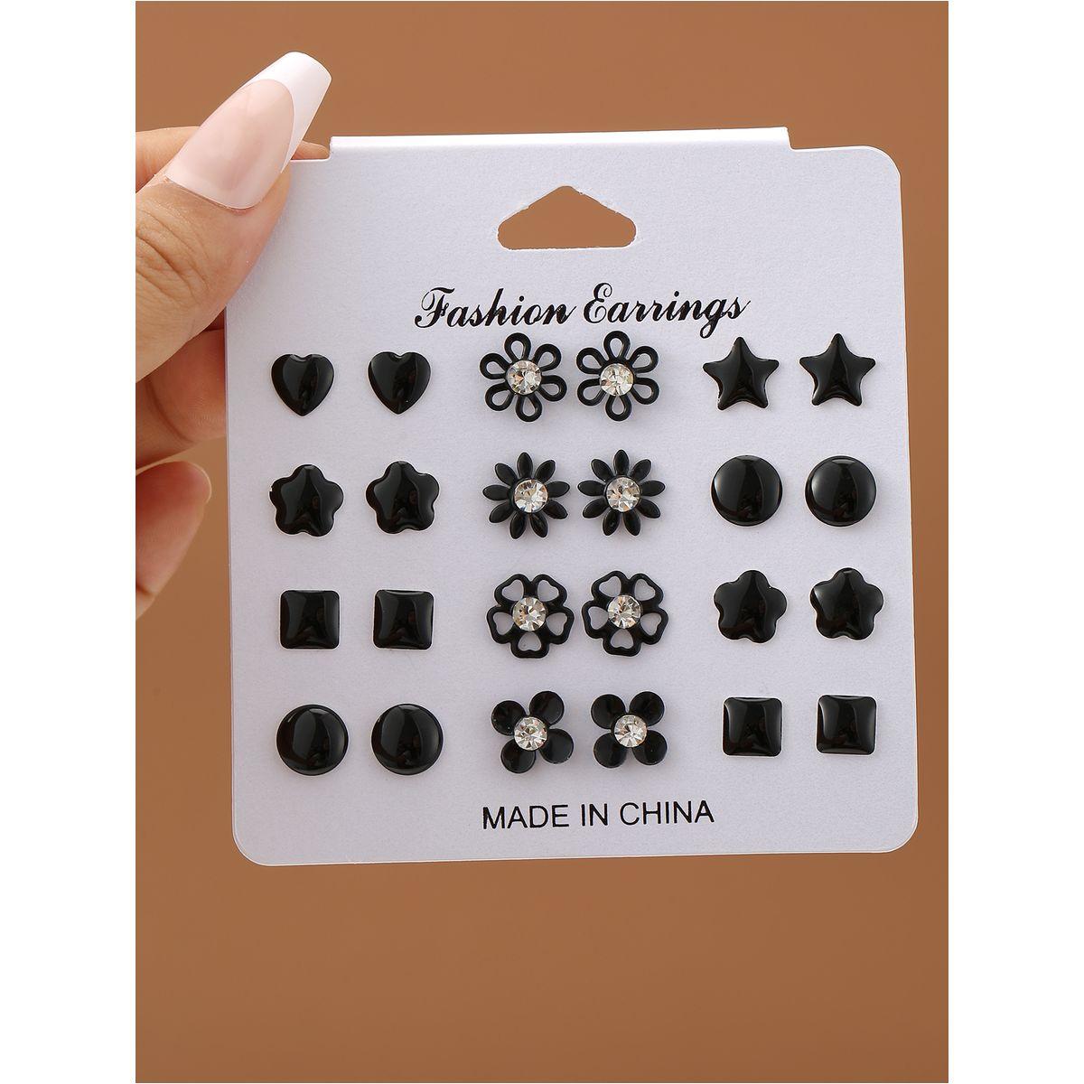 Styli Set of 12 - Assorted Earrings-women-watchesandjewellery-jewellery-earrings-image-4