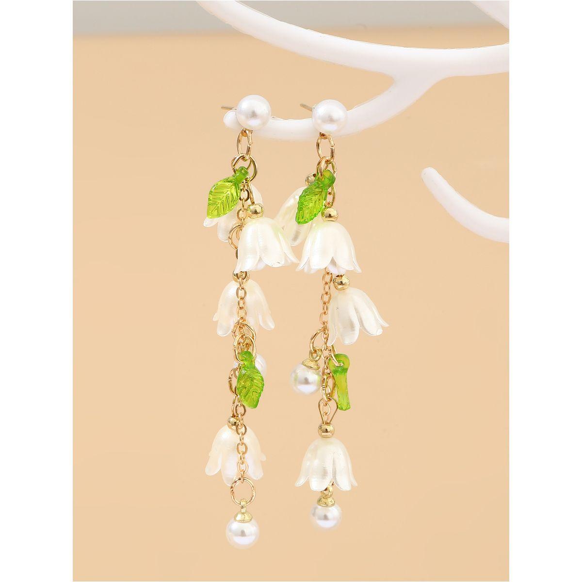 أقراط منمقة بلؤلؤ صناعي-women-watchesandjewellery-jewellery-earrings-image-1