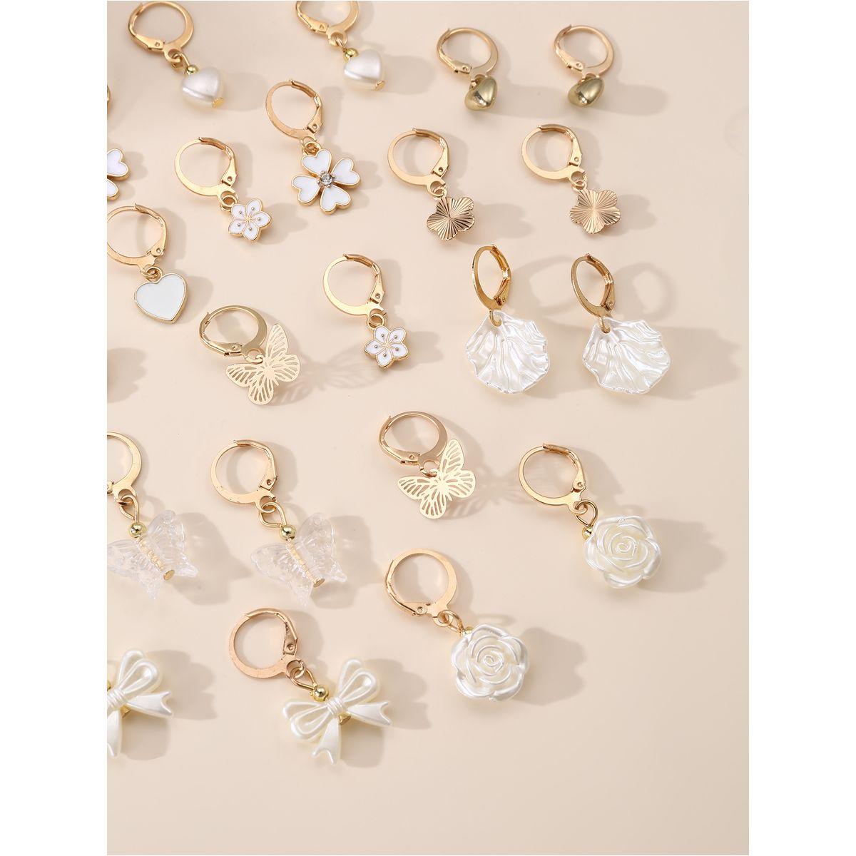 مجموعة من 12 اقراط اذن-women-watchesandjewellery-jewellery-earrings-image-1