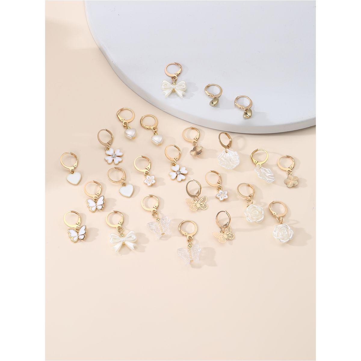 مجموعة من 12 اقراط اذن-women-watchesandjewellery-jewellery-earrings-image-11