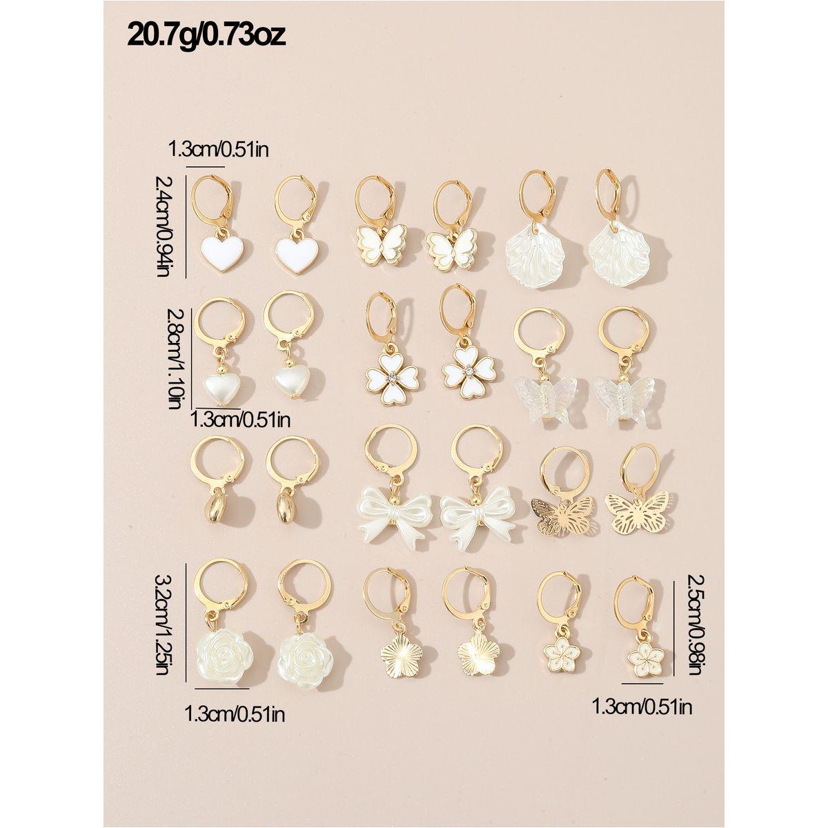 مجموعة من 12 اقراط اذن-women-watchesandjewellery-jewellery-earrings-image-3