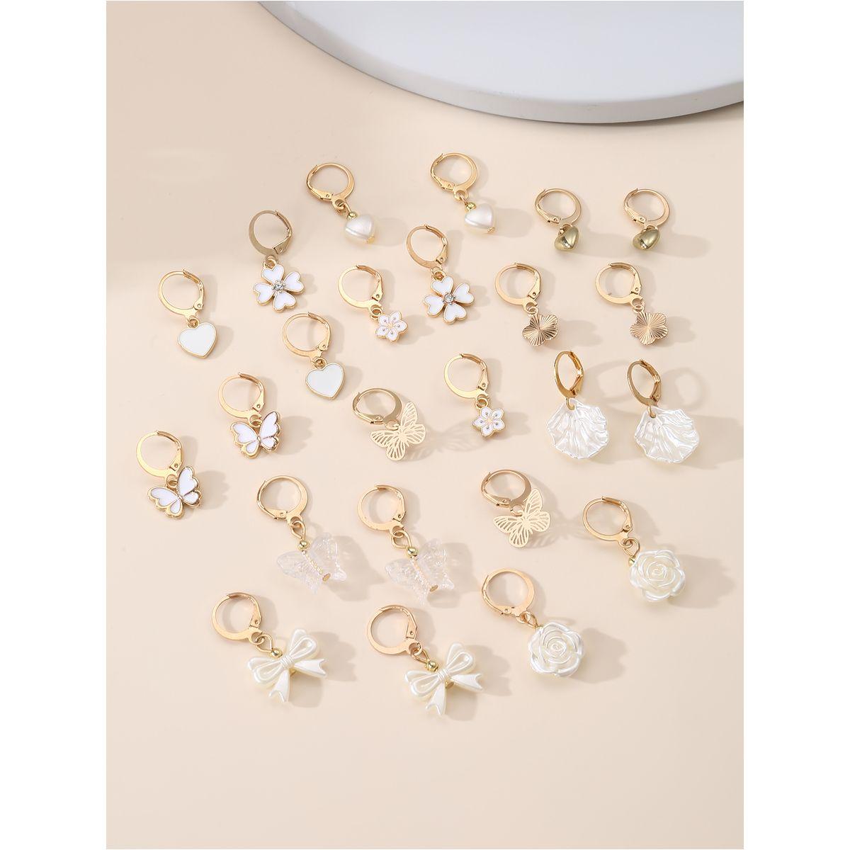 مجموعة من 12 اقراط اذن-women-watchesandjewellery-jewellery-earrings-image-5