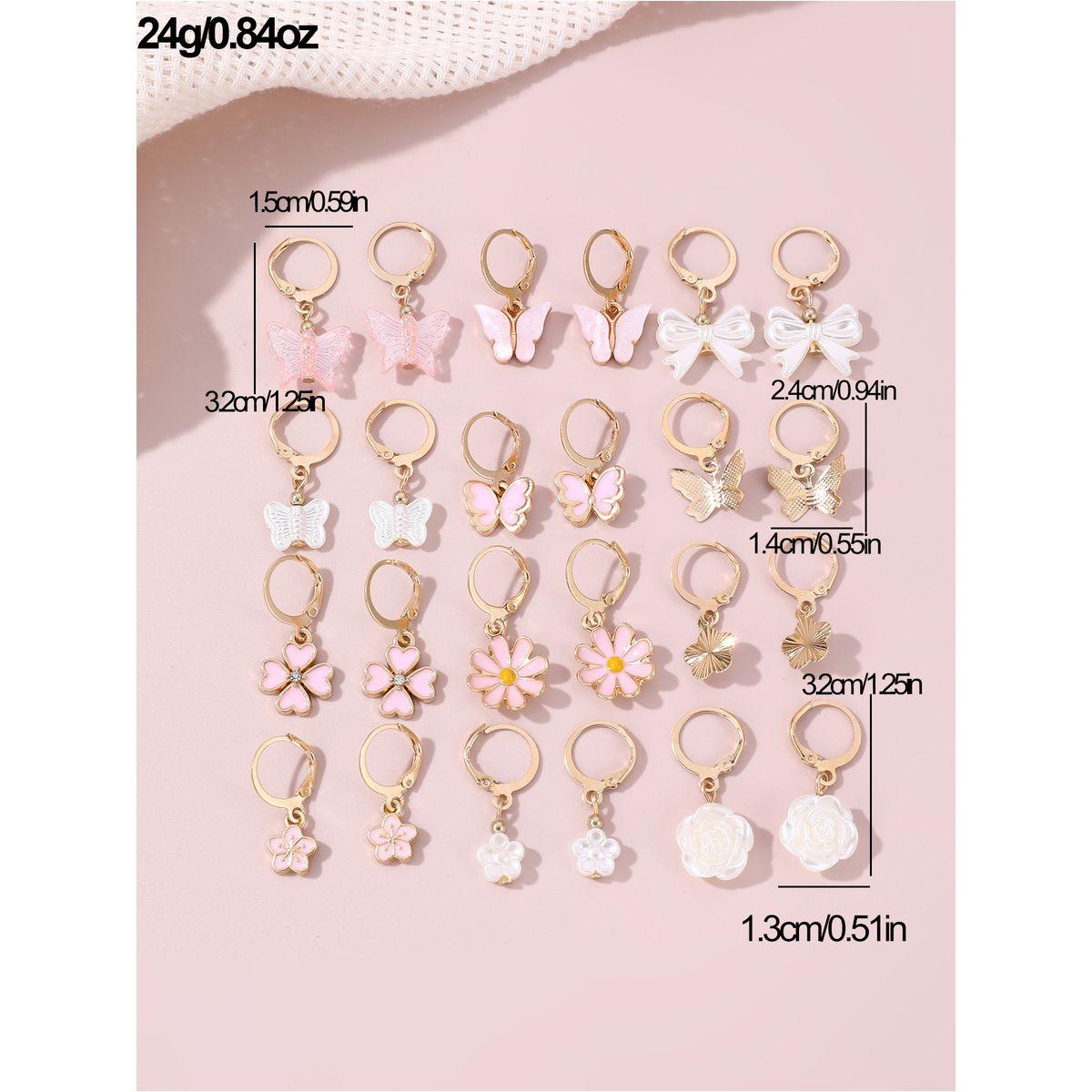 طقم من 12 - أقراط كاجوال متنوعة-women-watchesandjewellery-jewellery-earrings-image-6
