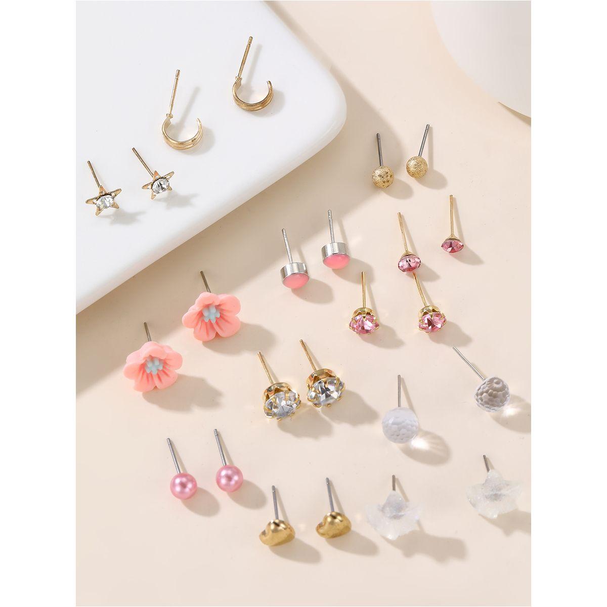Styli Set of 12 - Assorted Earrings-women-watchesandjewellery-jewellery-earrings-image-2
