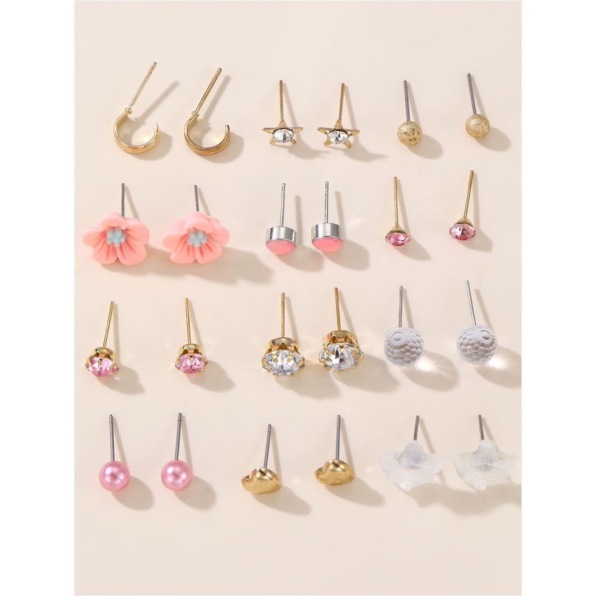 Styli Set of 12 - Assorted Earrings-women-watchesandjewellery-jewellery-earrings-image-3