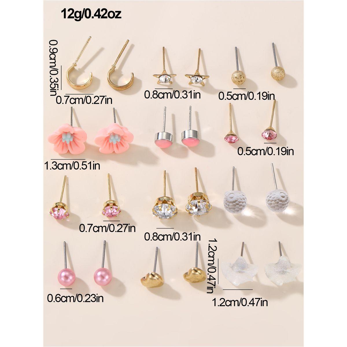 Styli Set of 12 - Assorted Earrings-women-watchesandjewellery-jewellery-earrings-image-5