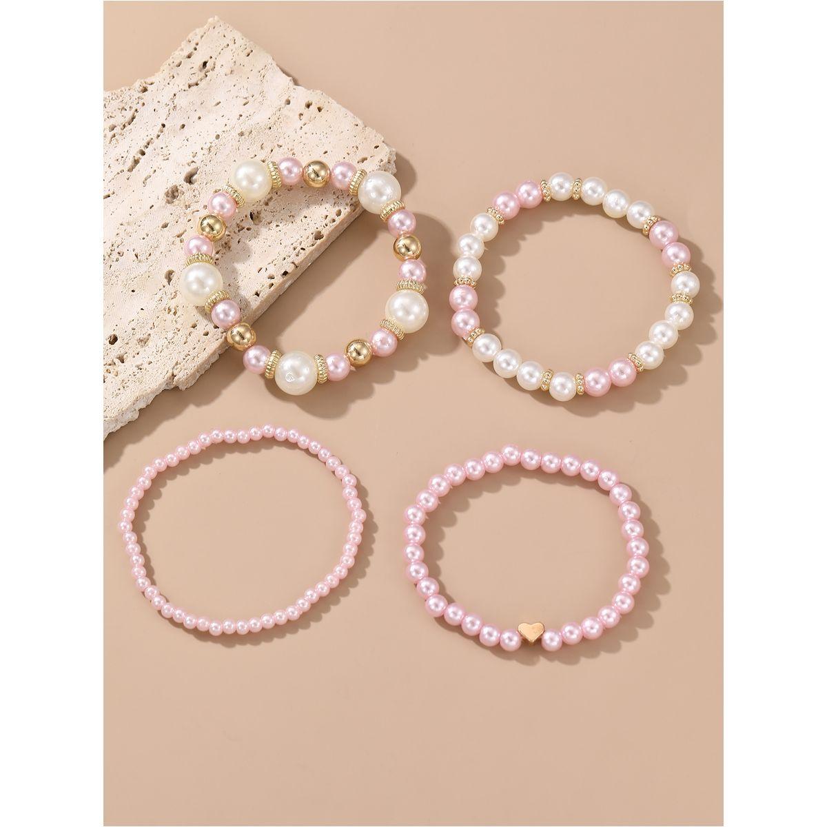 مجموعة من 4 اساور يد كاجوال-women-watchesandjewellery-jewellery-banglesandbracelets-image-2