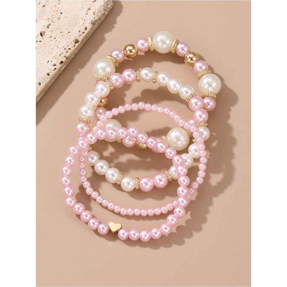 مجموعة من 4 اساور يد كاجوال-women-watchesandjewellery-jewellery-banglesandbracelets-image-3