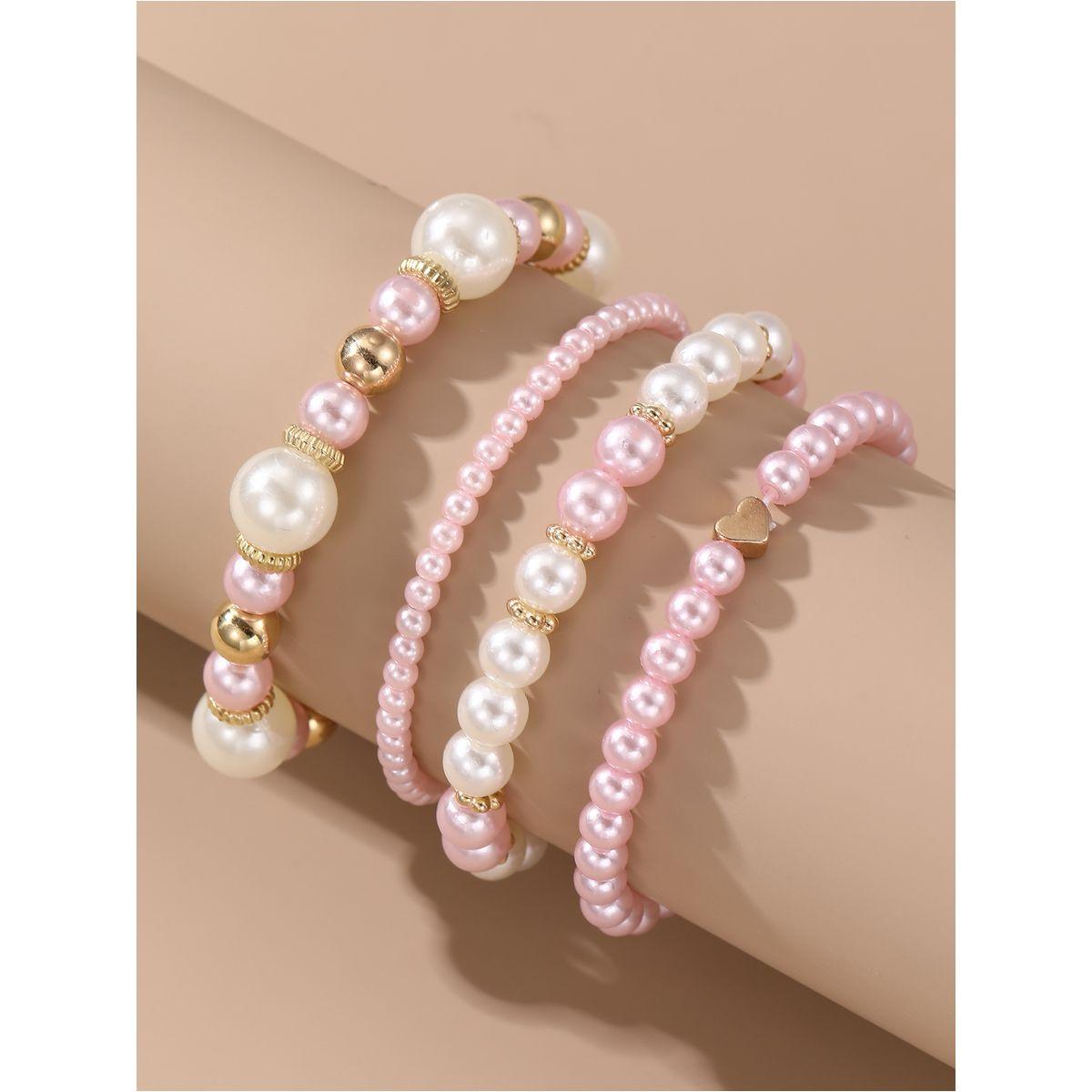 مجموعة من 4 اساور يد كاجوال-women-watchesandjewellery-jewellery-banglesandbracelets-image-5