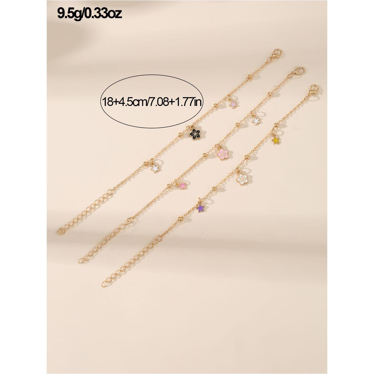 Styli Set of 3 - Flower Pendant Bracelet-women-watchesandjewellery-jewellery-banglesandbracelets-image-6