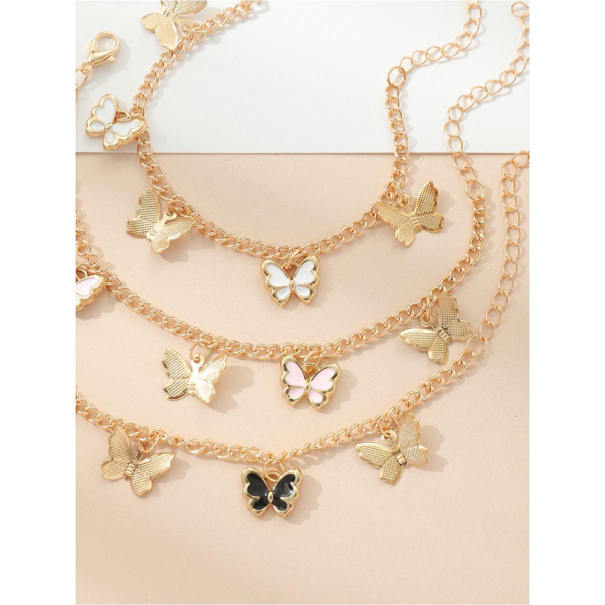 Styli Set of 3 - Butterfly Pendant Bracelet-women-watchesandjewellery-jewellery-banglesandbracelets-image-2