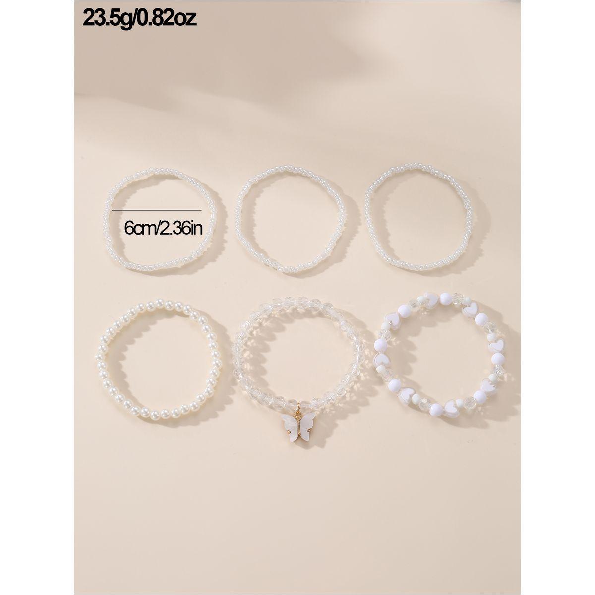 مجموعة من 6 اساور يد كاجوال-women-watchesandjewellery-jewellery-banglesandbracelets-image-6