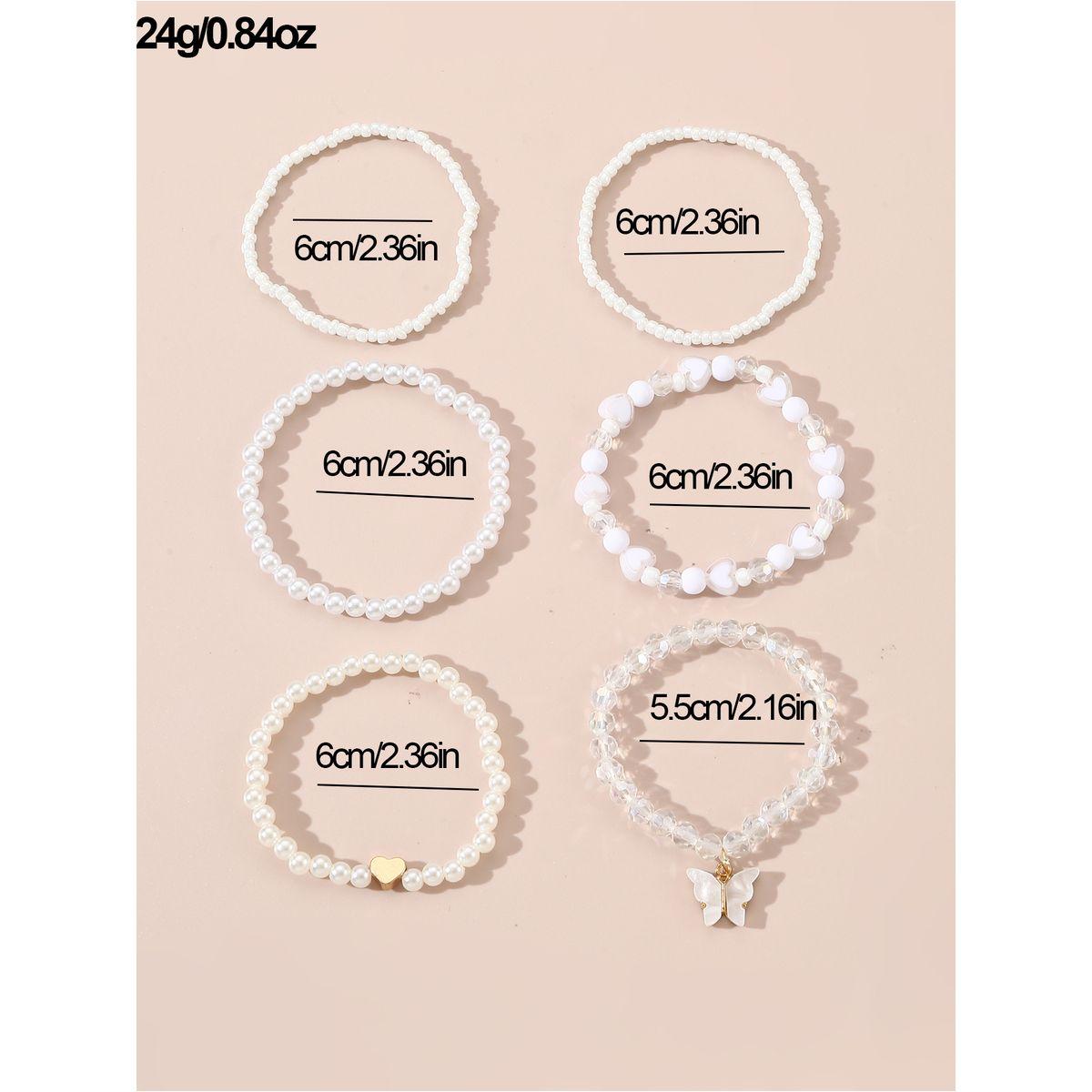 مجموعة من 6 اساور يد كاجوال-women-watchesandjewellery-jewellery-banglesandbracelets-image-7