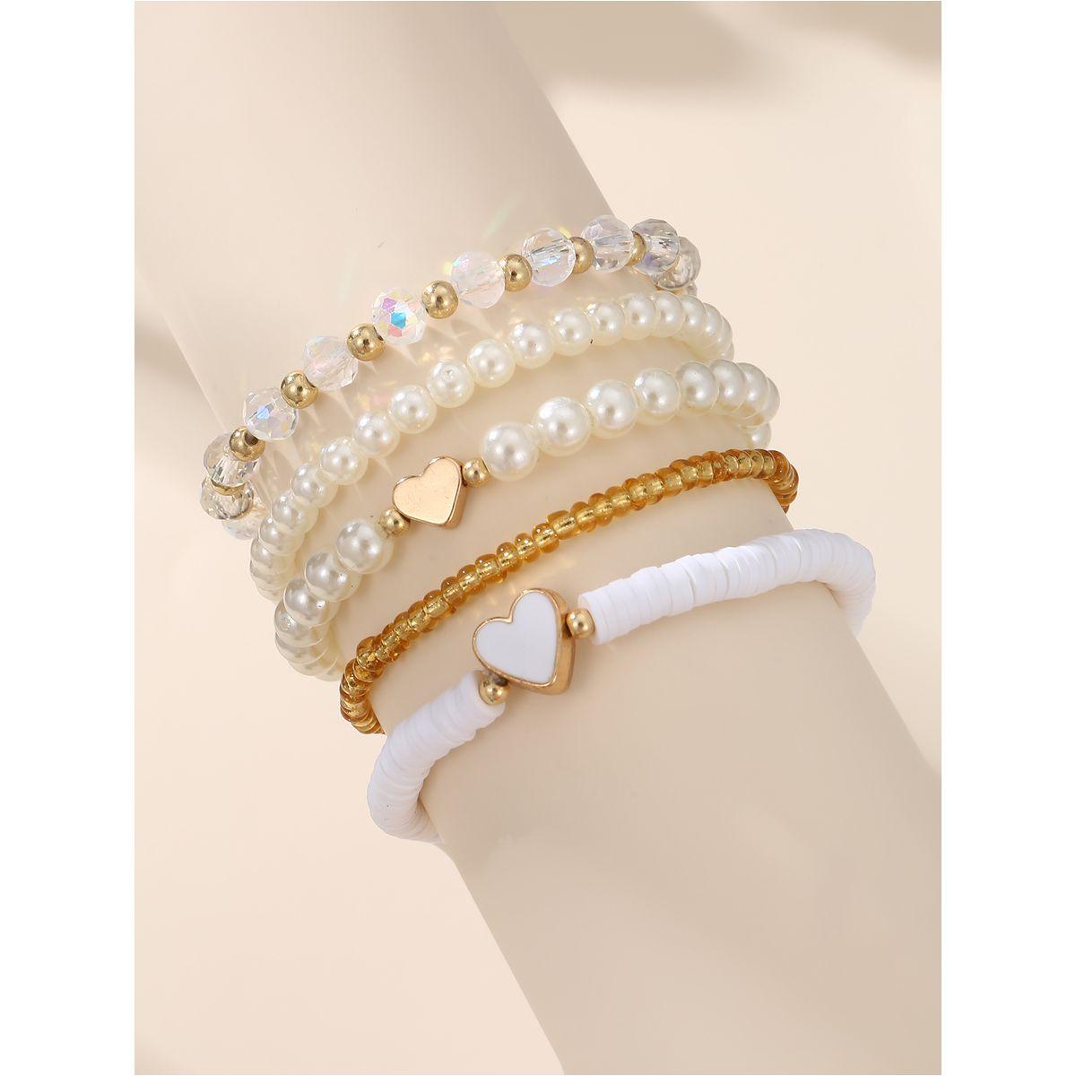 Styli Set of 5 - Embellished Beaded Bracelet-women-watchesandjewellery-jewellery-banglesandbracelets-image-1