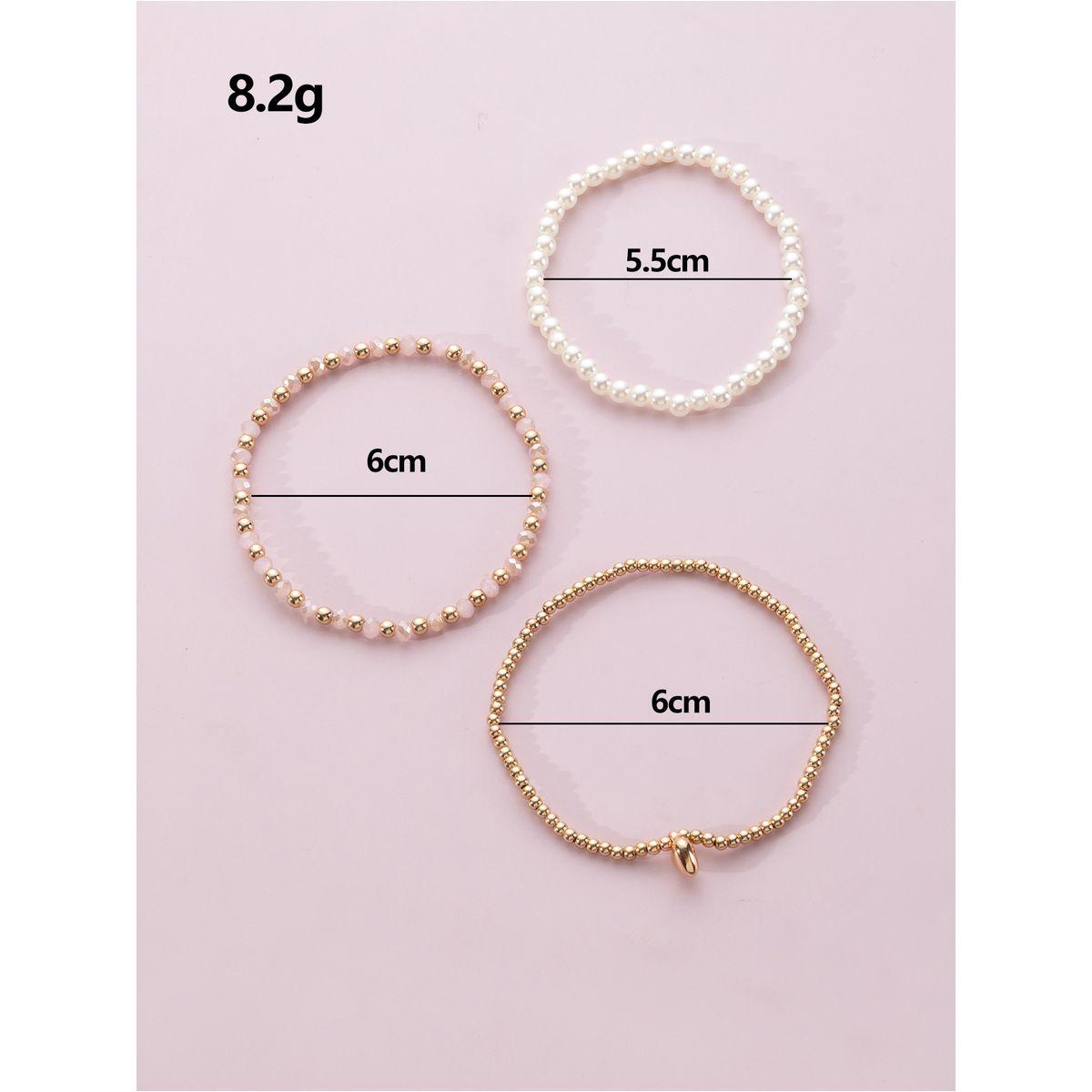Styli Set of 3 - Beaded Anklet Set-women-watchesandjewellery-jewellery-anklets-image-1