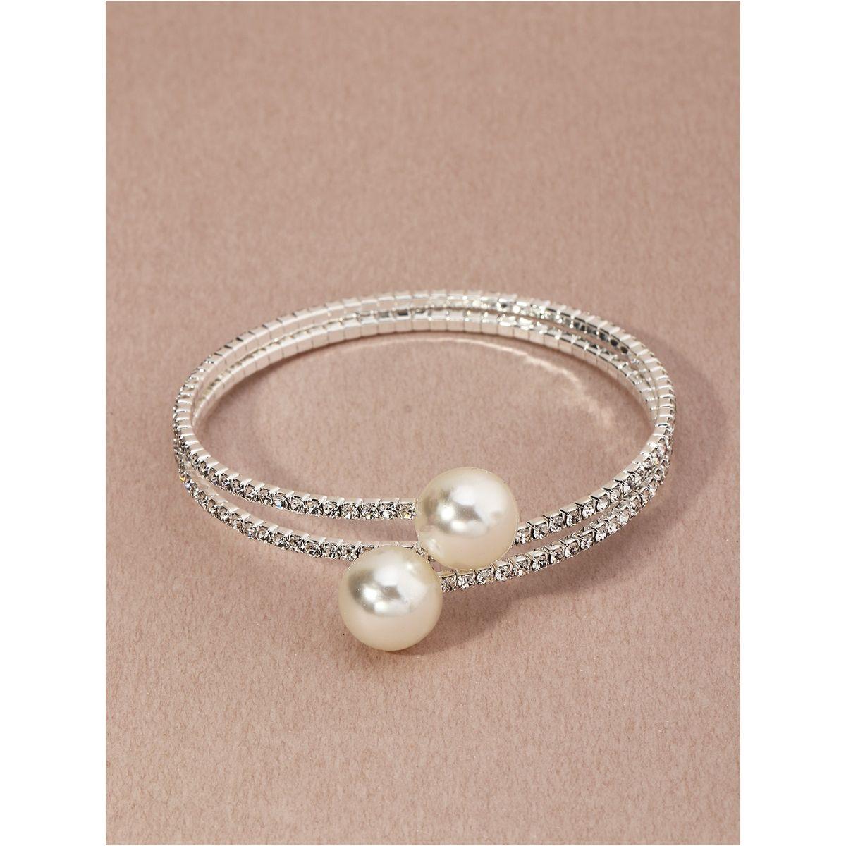 سوار يد بانجل مزين بلؤلؤ صناعي-women-watchesandjewellery-jewellery-banglesandbracelets-image-1