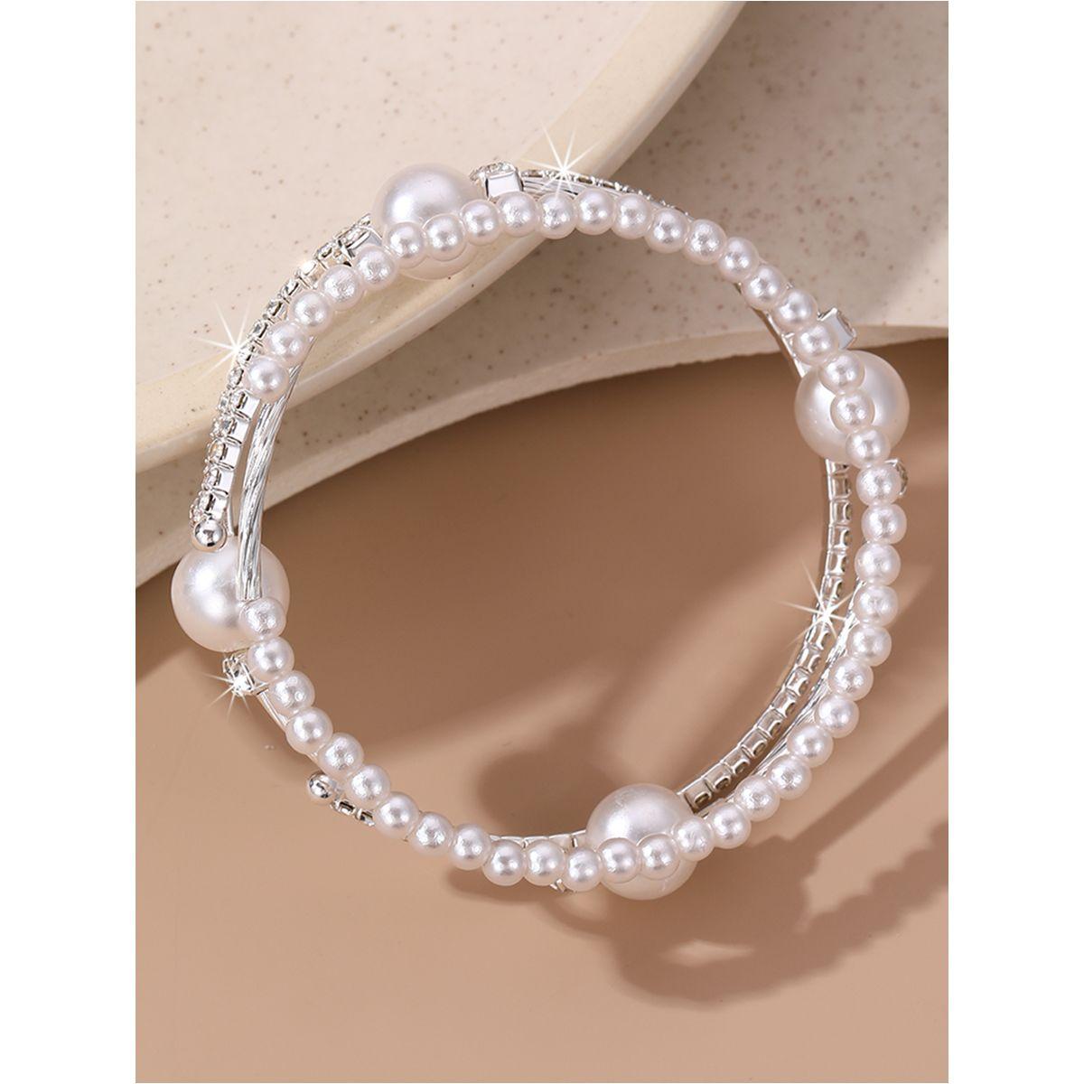 Styli Embellished Faux Pearl Bangle-women-watchesandjewellery-jewellery-banglesandbracelets-image-3