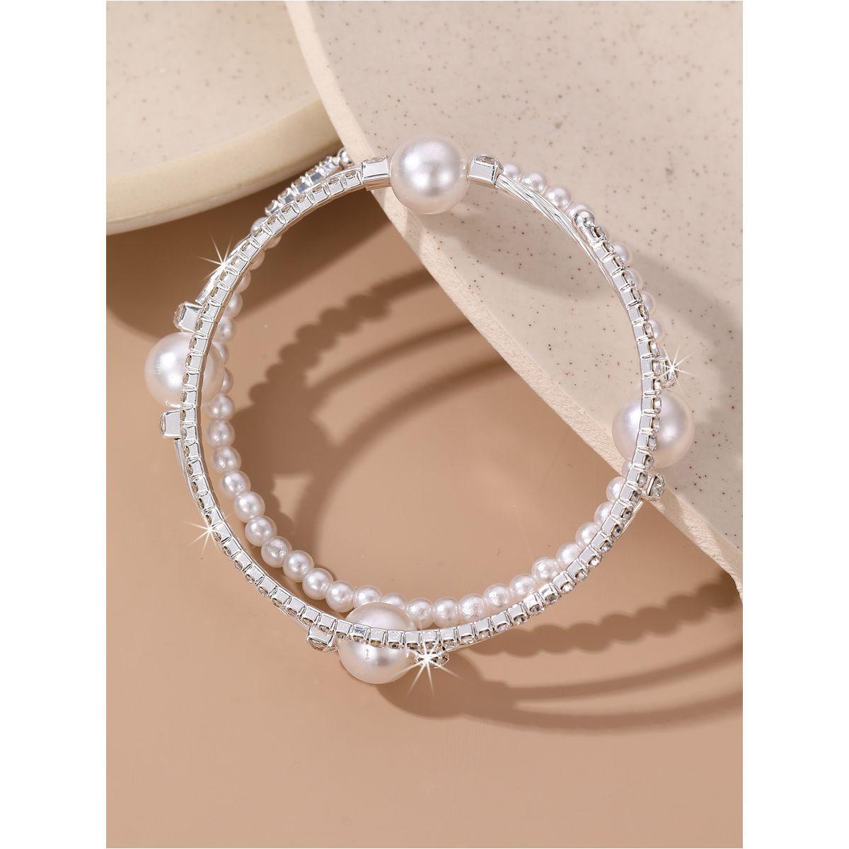 Styli Embellished Faux Pearl Bangle-women-watchesandjewellery-jewellery-banglesandbracelets-image-4