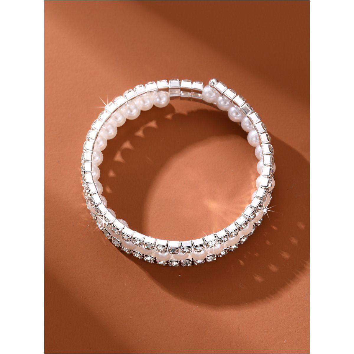 Styli Embellished Faux Pearl Bangle-women-watchesandjewellery-jewellery-banglesandbracelets-image-4