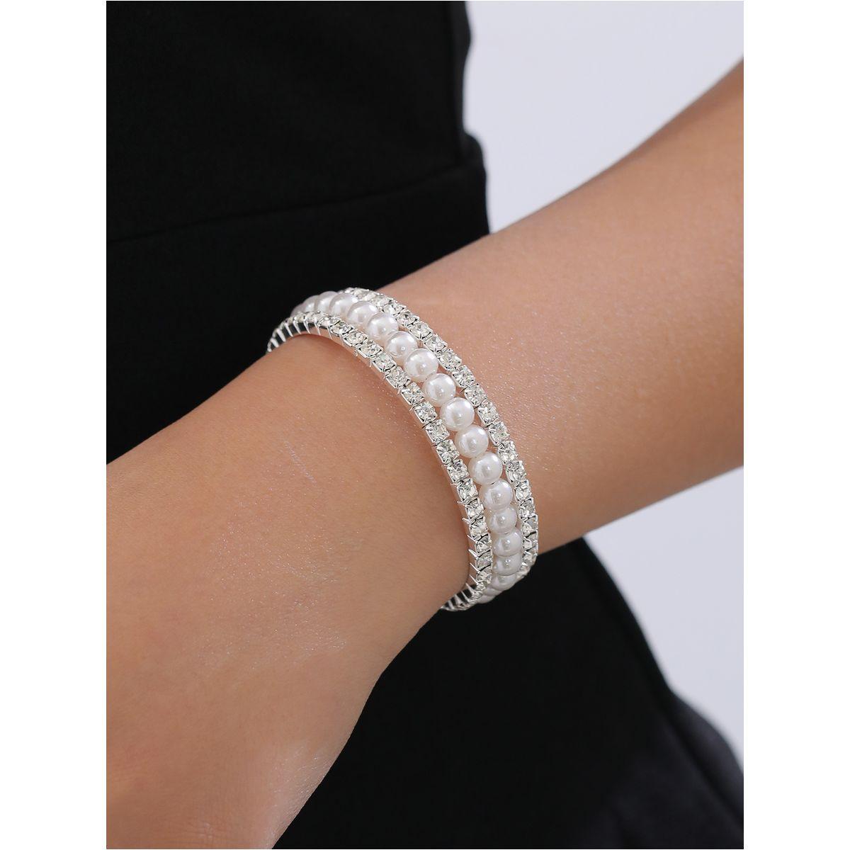 Styli Embellished Faux Pearl Bangle-women-watchesandjewellery-jewellery-banglesandbracelets-image-6