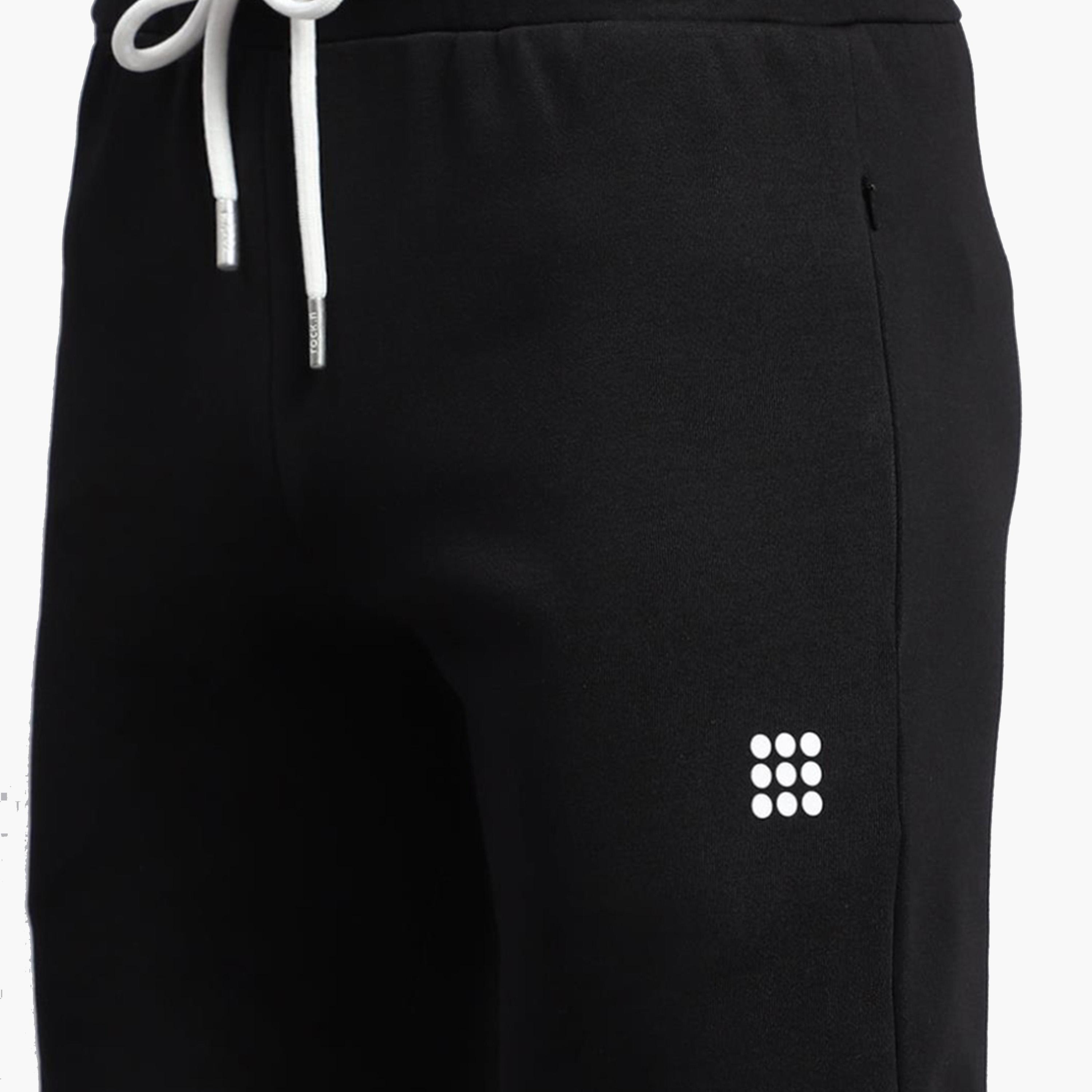Rock.it X Styli Men Black Plain Short Shorts-men-clothing-bottoms-shorts-image-6