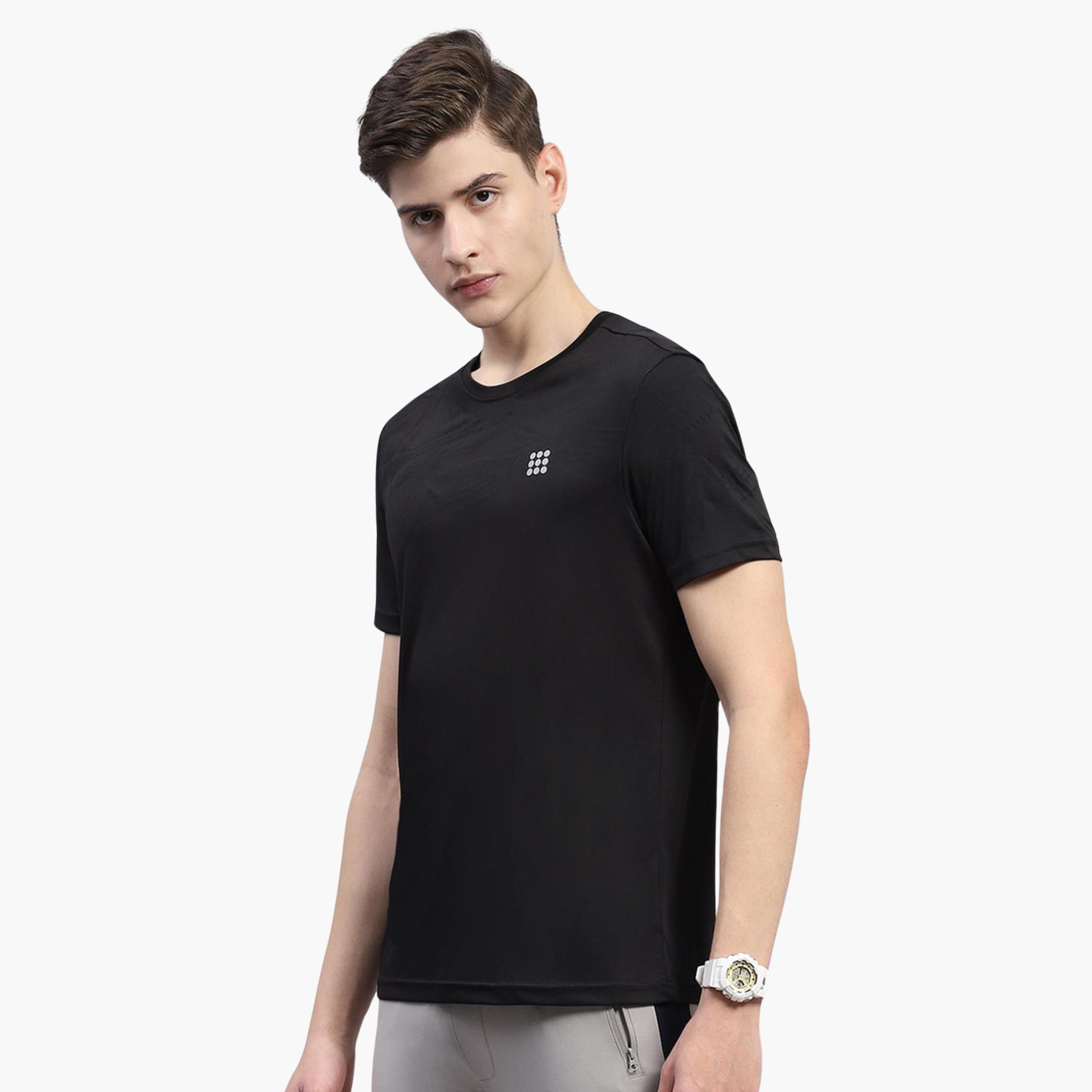 Rock.it X Styli Men Black Solid Round Neck Short Sleeves T Shirt-men-clothing-tshirtsandpolos-tshirts-image-5