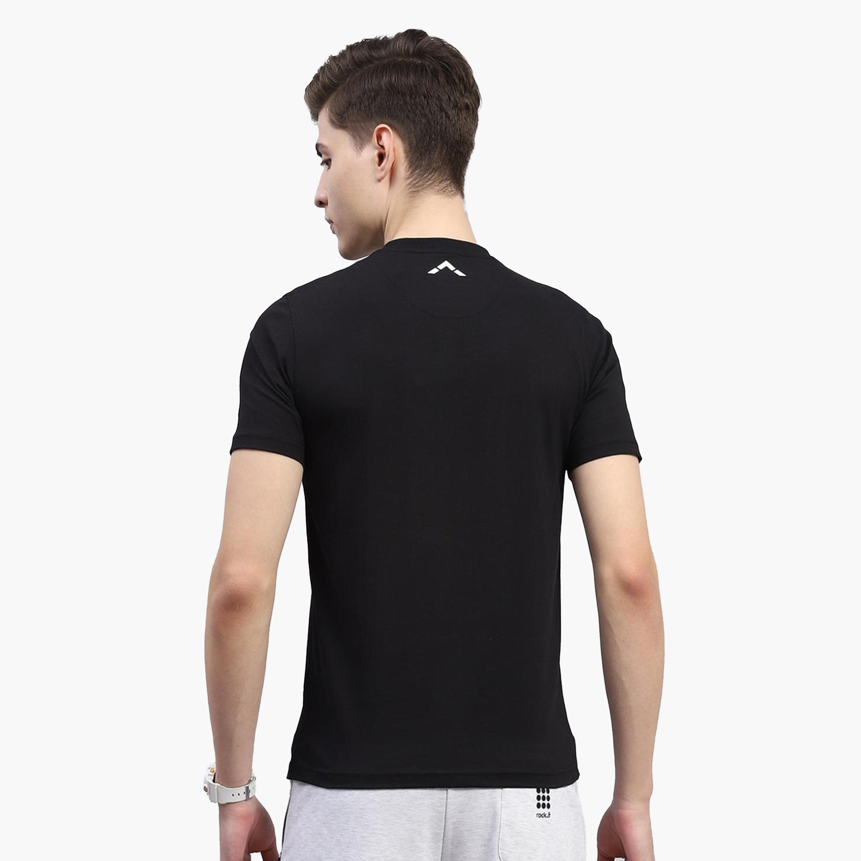 Rock.it X Styli Men Black Solid V Neck Short Sleeves T-Shirt-men-clothing-tshirtsandpolos-tshirts-image-4