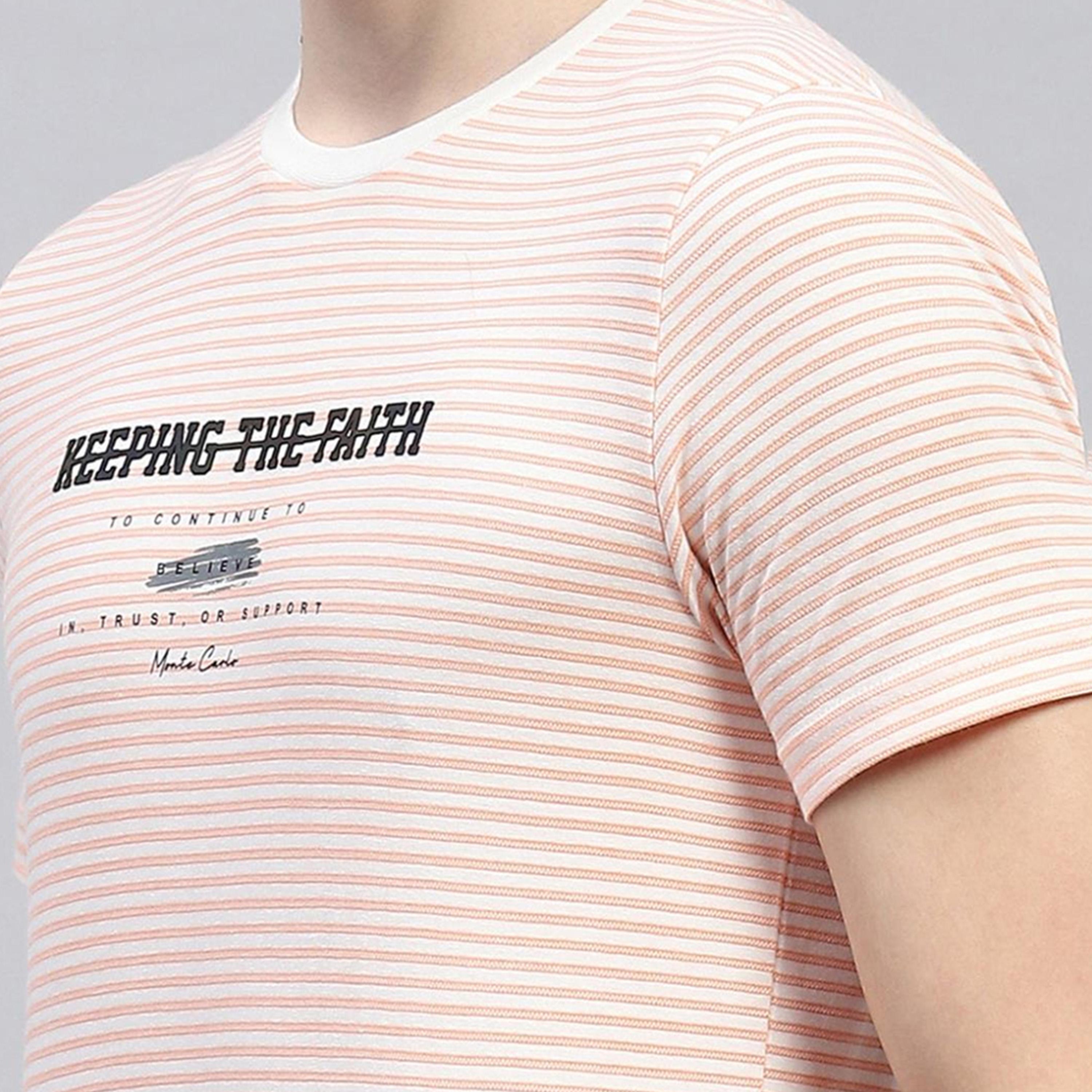 Monte Carlo X Styli Men Orange Printed Round Neck T Shirt-men-clothing-tshirtsandpolos-tshirts-image-6