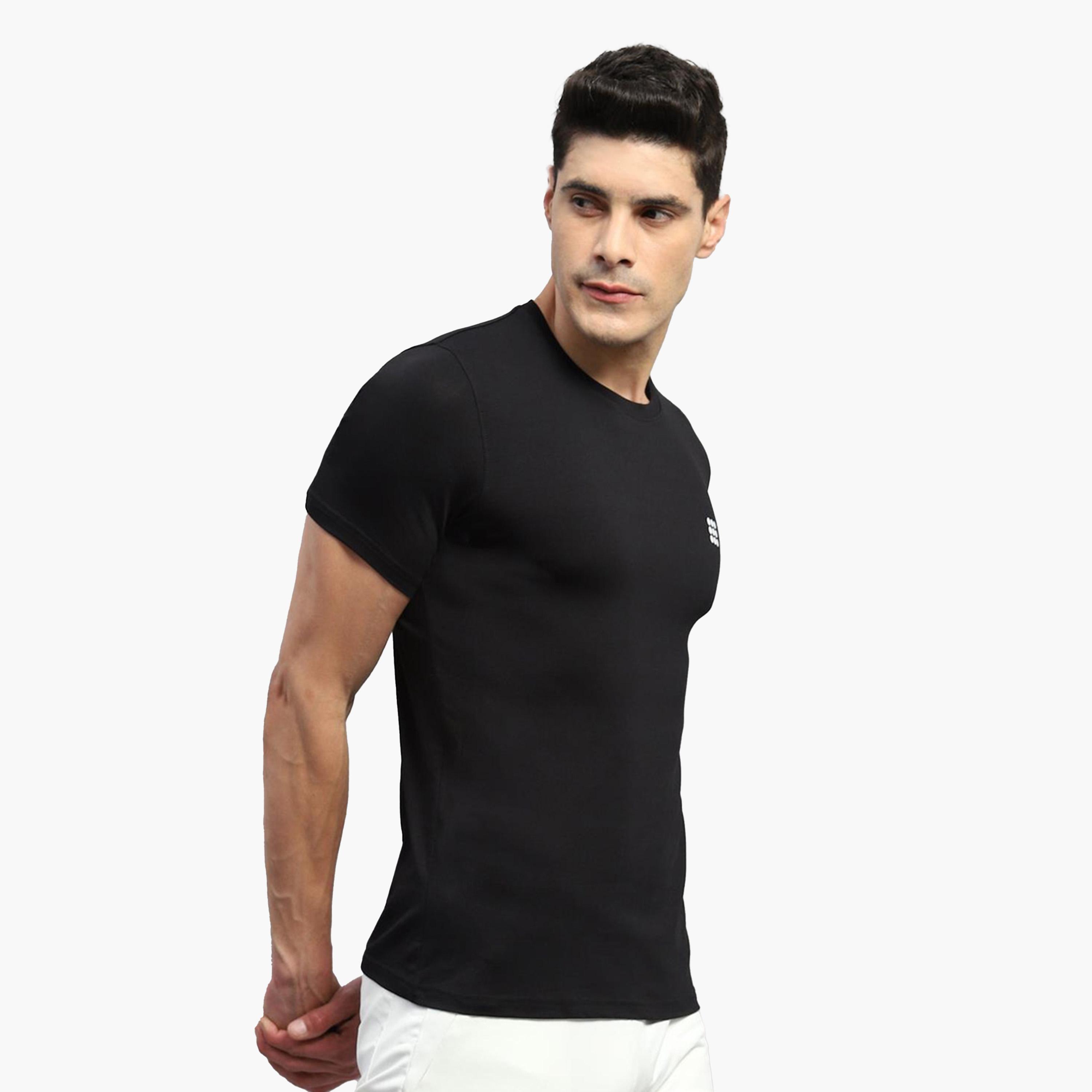 Rock.it X Styli Men Black Solid Round Neck T Shirt-men-clothing-tshirtsandpolos-tshirts-image-3