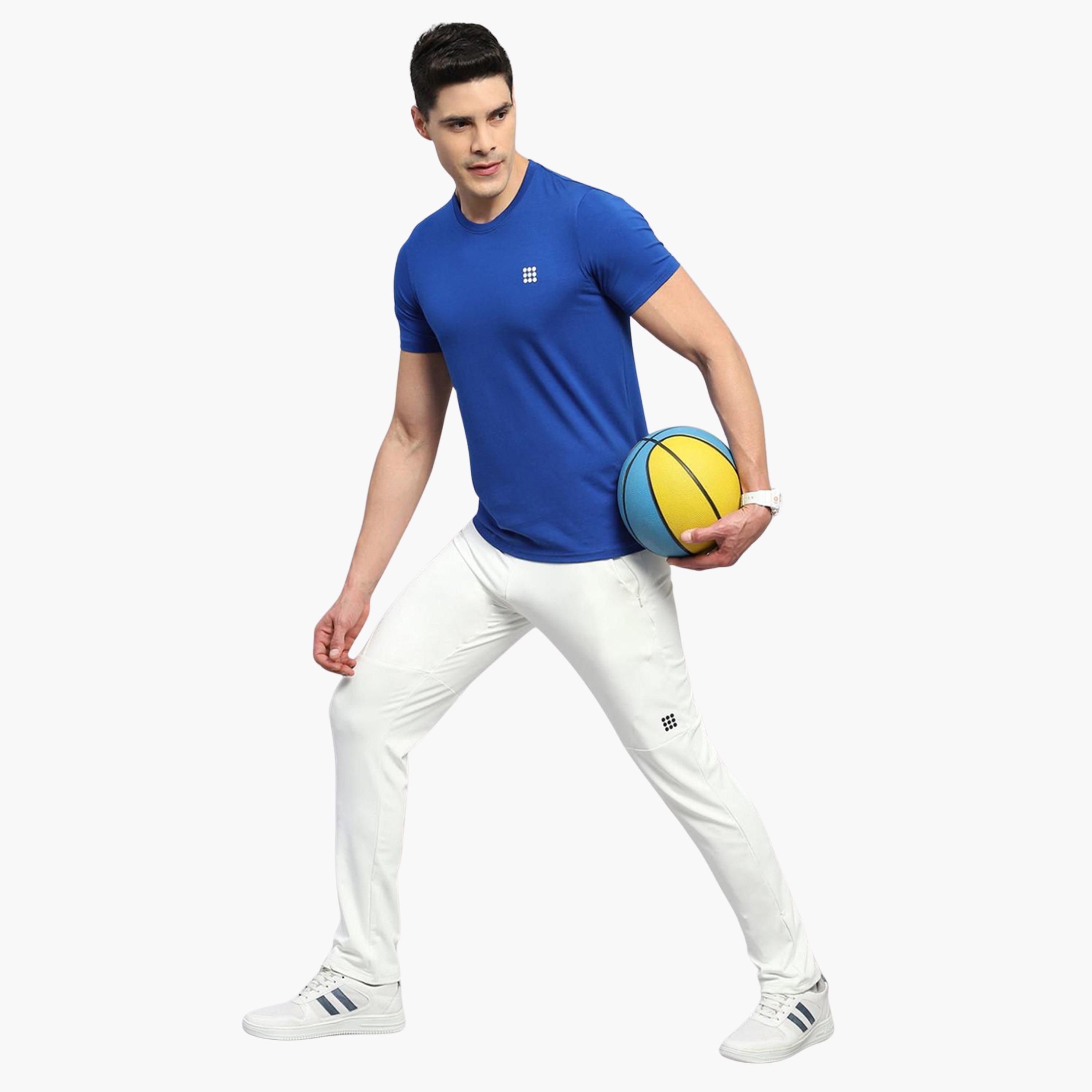 Rock.it X Styli Men Royal Blue Solid Round Neck T Shirt-men-clothing-tshirtsandpolos-tshirts-image-2