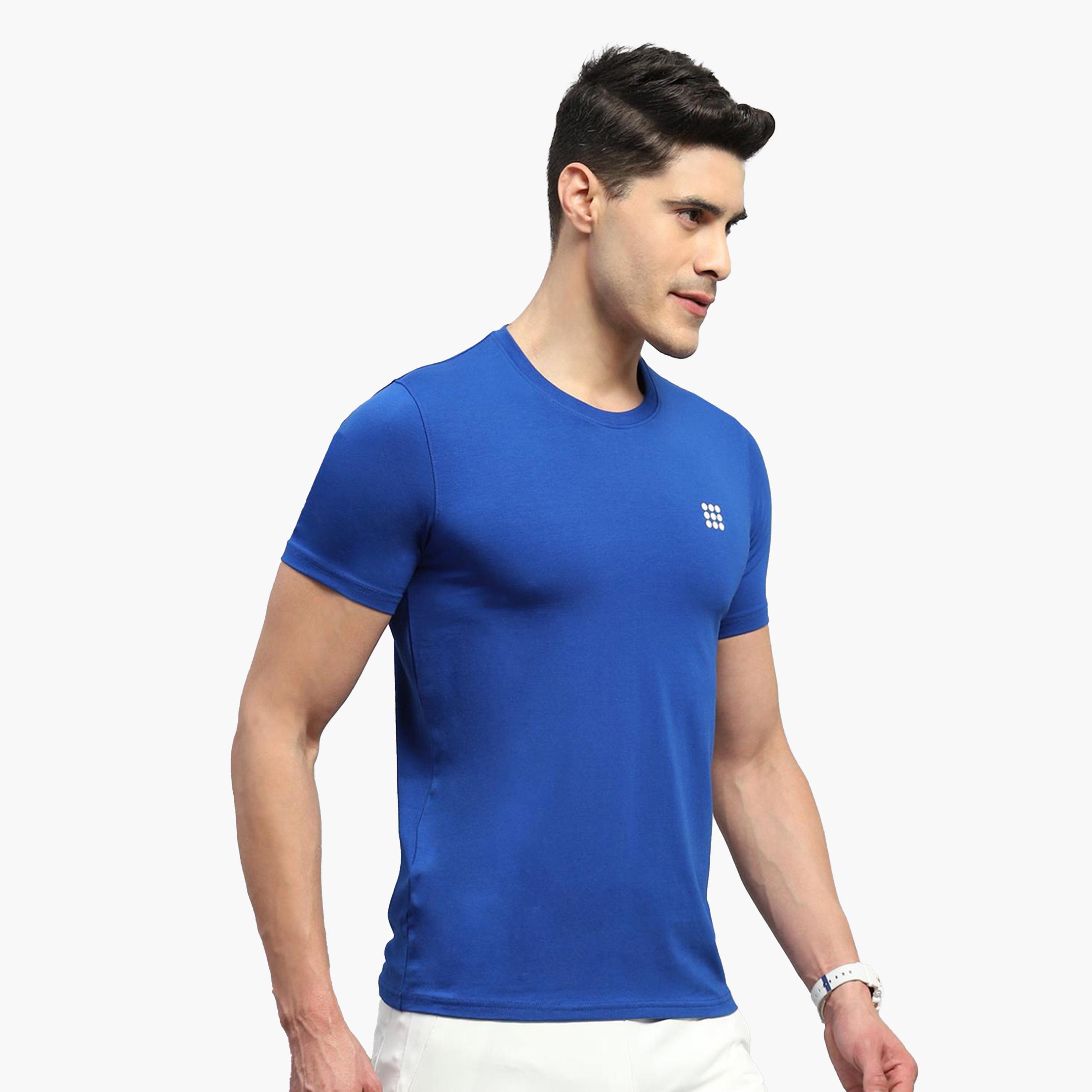 Rock.it X Styli Men Royal Blue Solid Round Neck T Shirt-men-clothing-tshirtsandpolos-tshirts-image-3