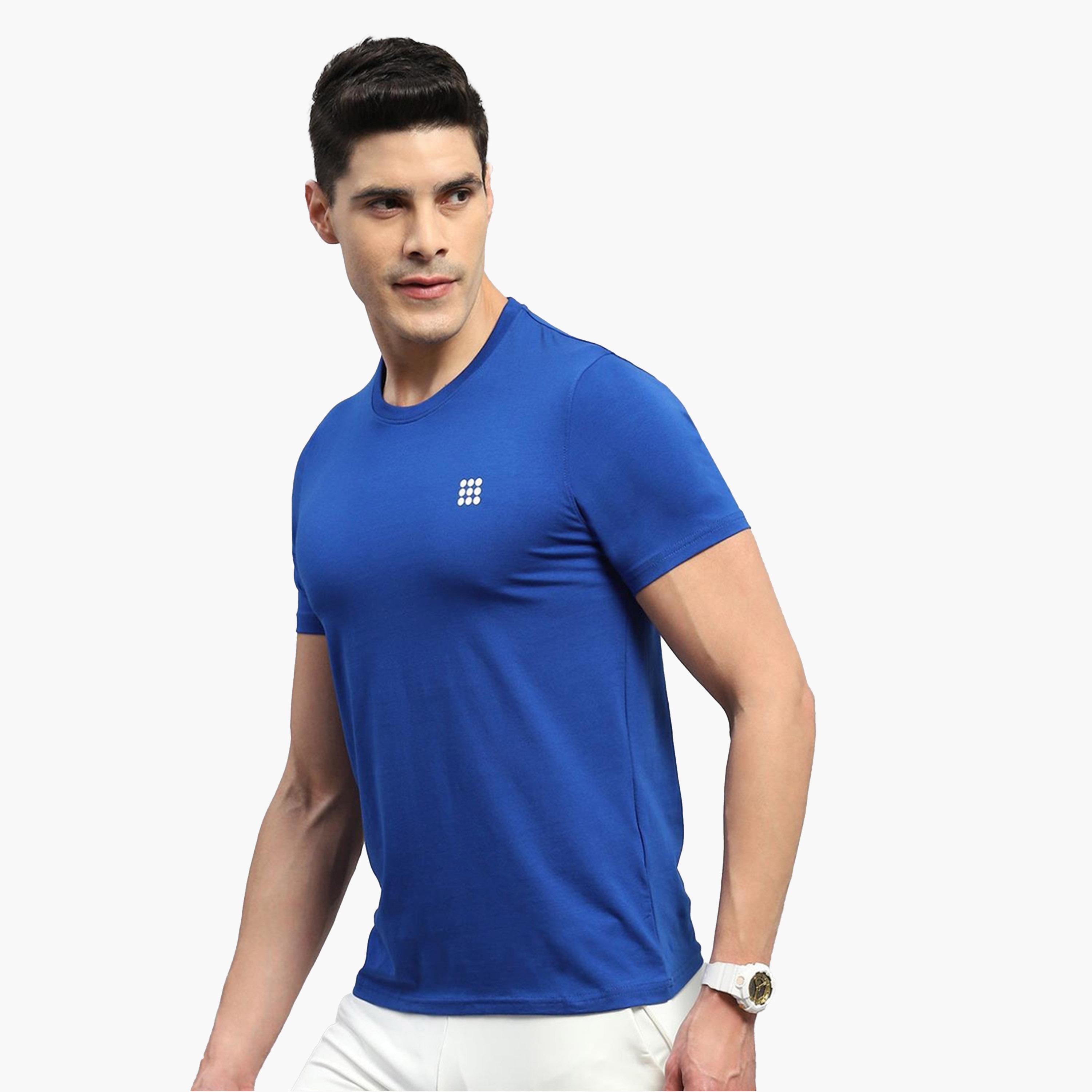 Rock.it X Styli Men Royal Blue Solid Round Neck T Shirt-men-clothing-tshirtsandpolos-tshirts-image-5