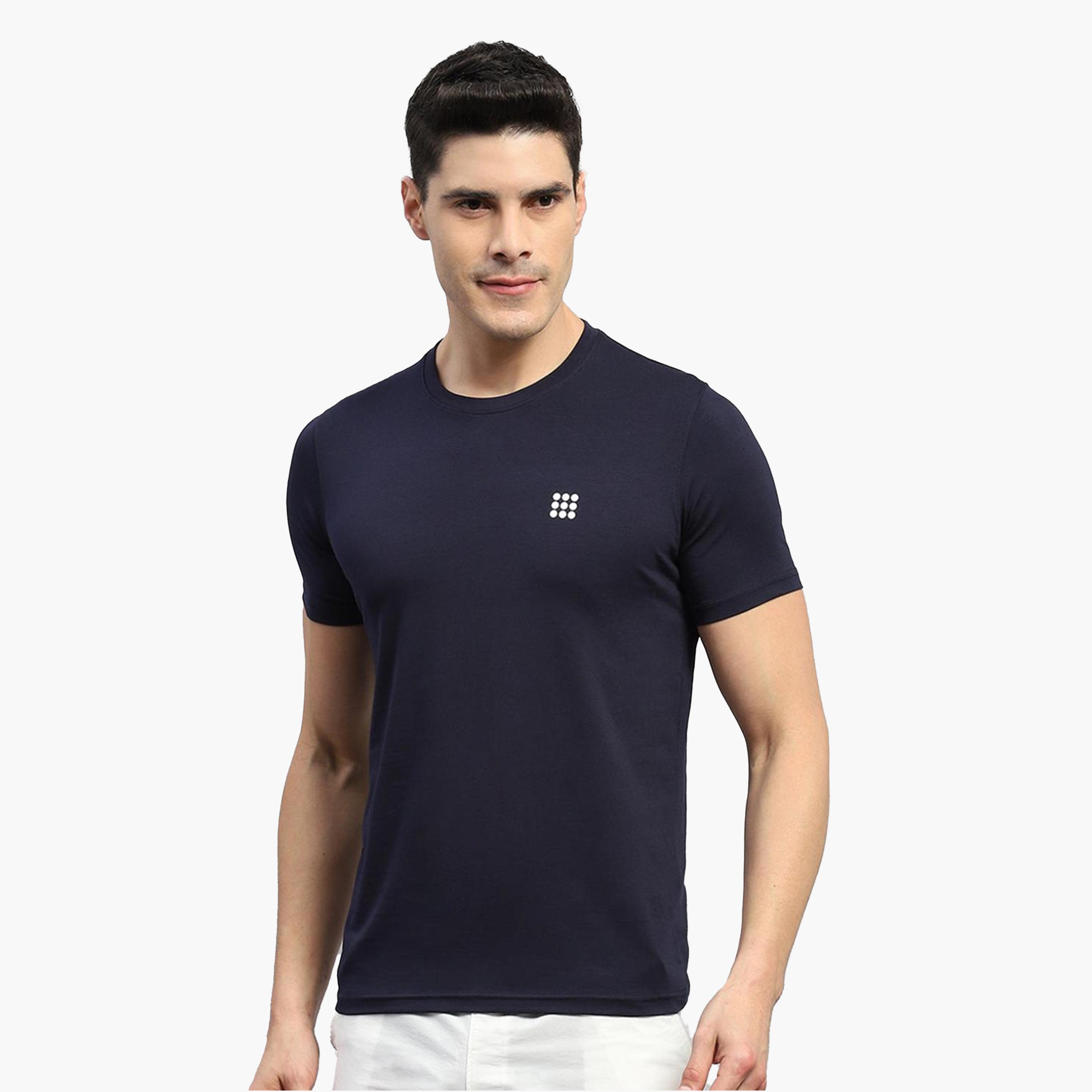 روك.ات ×ستايلي-  تي شيرت رجالي أزرق داكن ياقة دائرية-men-clothing-tshirtsandpolos-tshirts-image-1