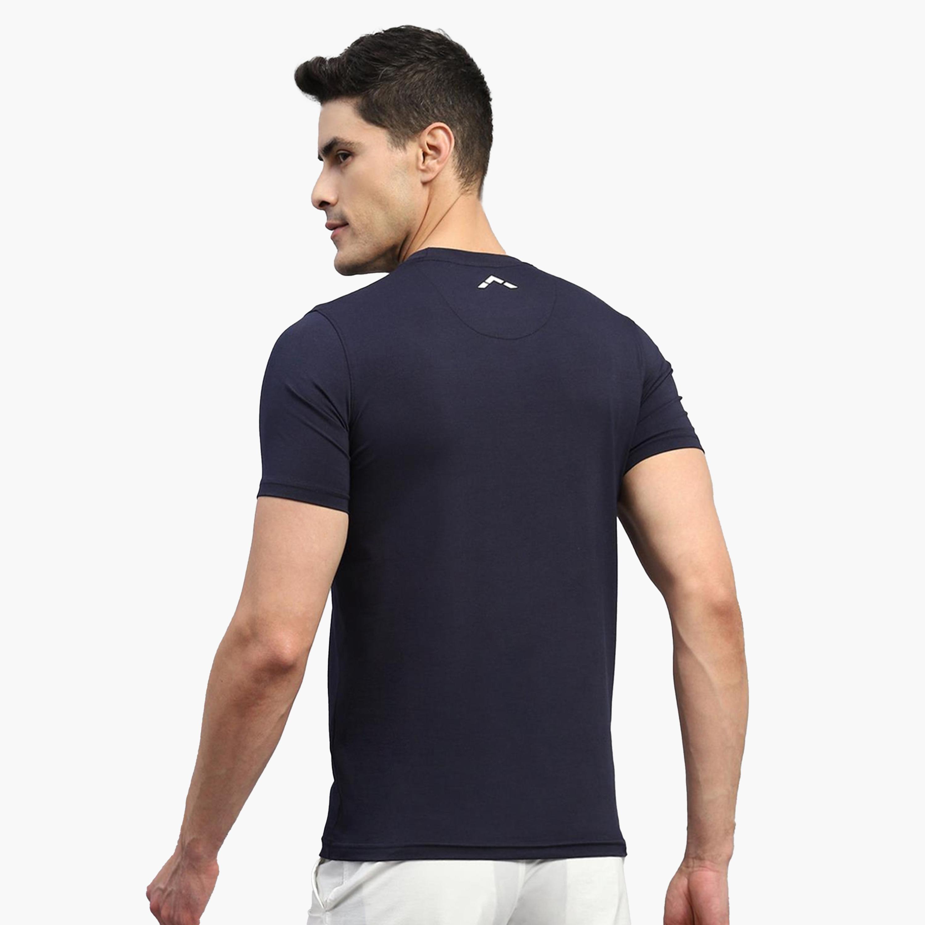 Rock.it X Styli Men Navy Solid Round Neck T-Shirt-men-clothing-tshirtsandpolos-tshirts-image-4