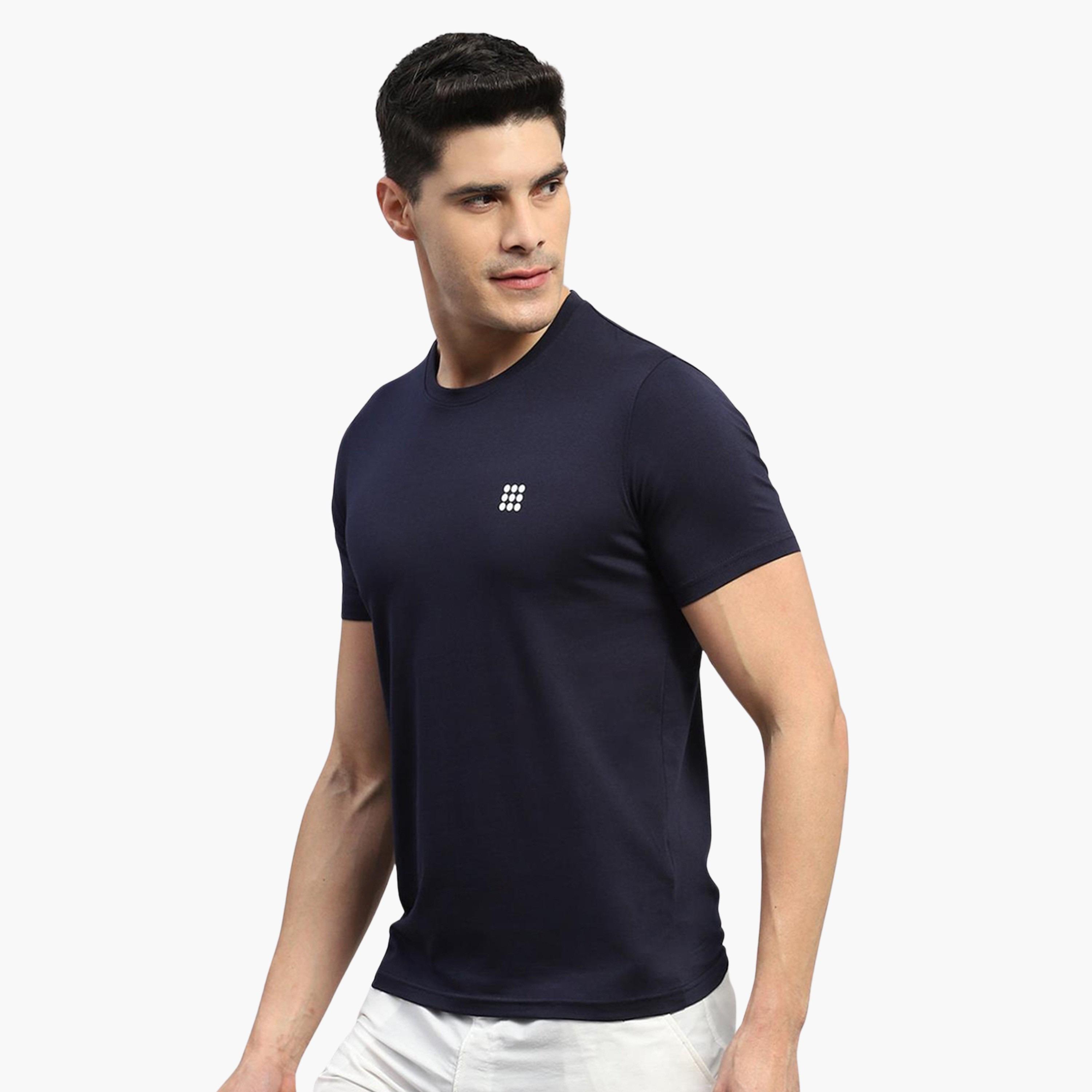 روك.ات ×ستايلي-  تي شيرت رجالي أزرق داكن ياقة دائرية-men-clothing-tshirtsandpolos-tshirts-image-5