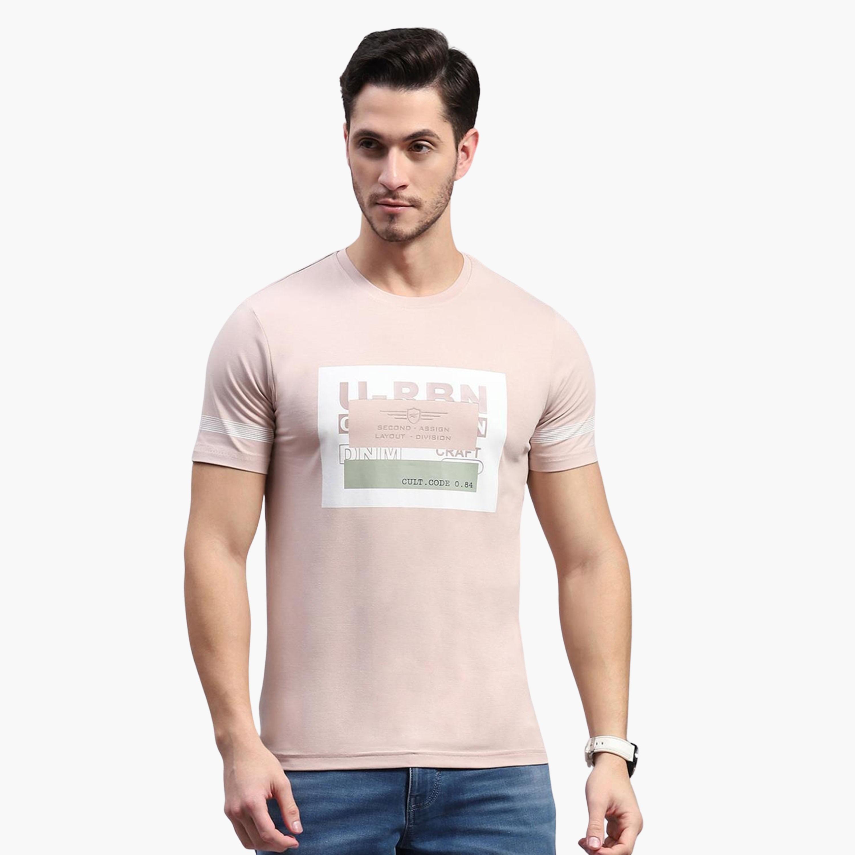 مونت كارلو × ستايلي - تي شيرت مطبوع برقبة دائرية وقصّة عادية-men-clothing-tshirtsandpolos-tshirts-image-1