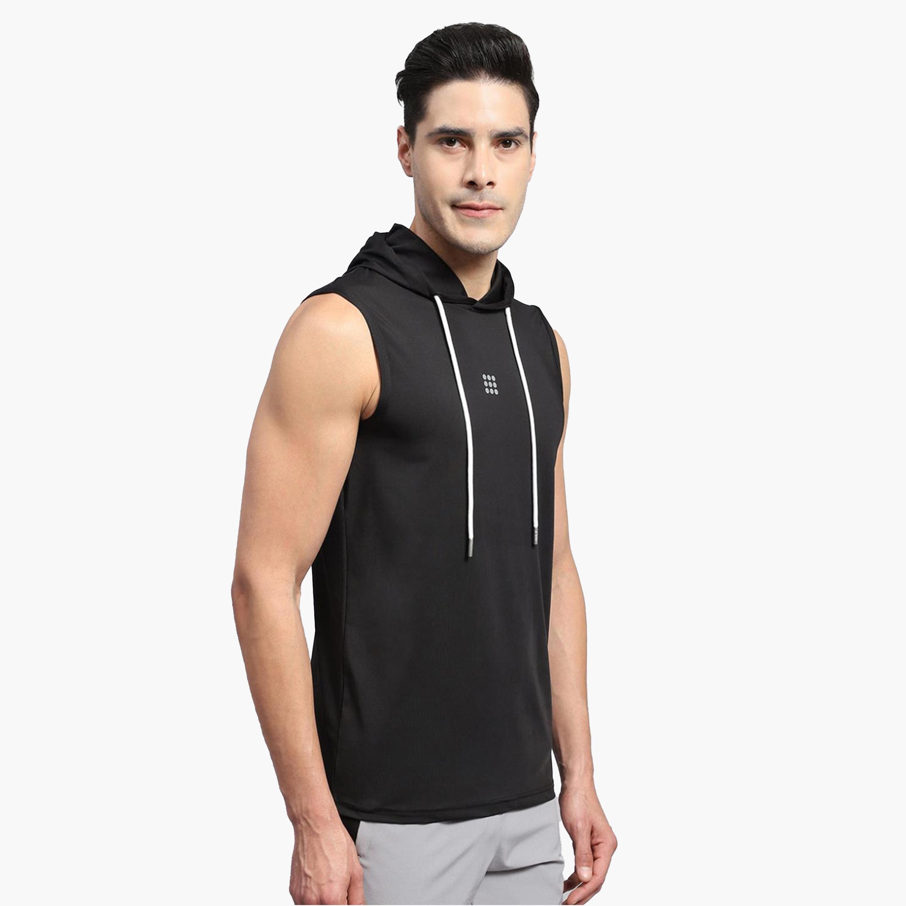 Rock.it X Styli Men Black Sleeveless Hooded TShirt-men-clothing-tshirtsandpolos-tshirts-image-3
