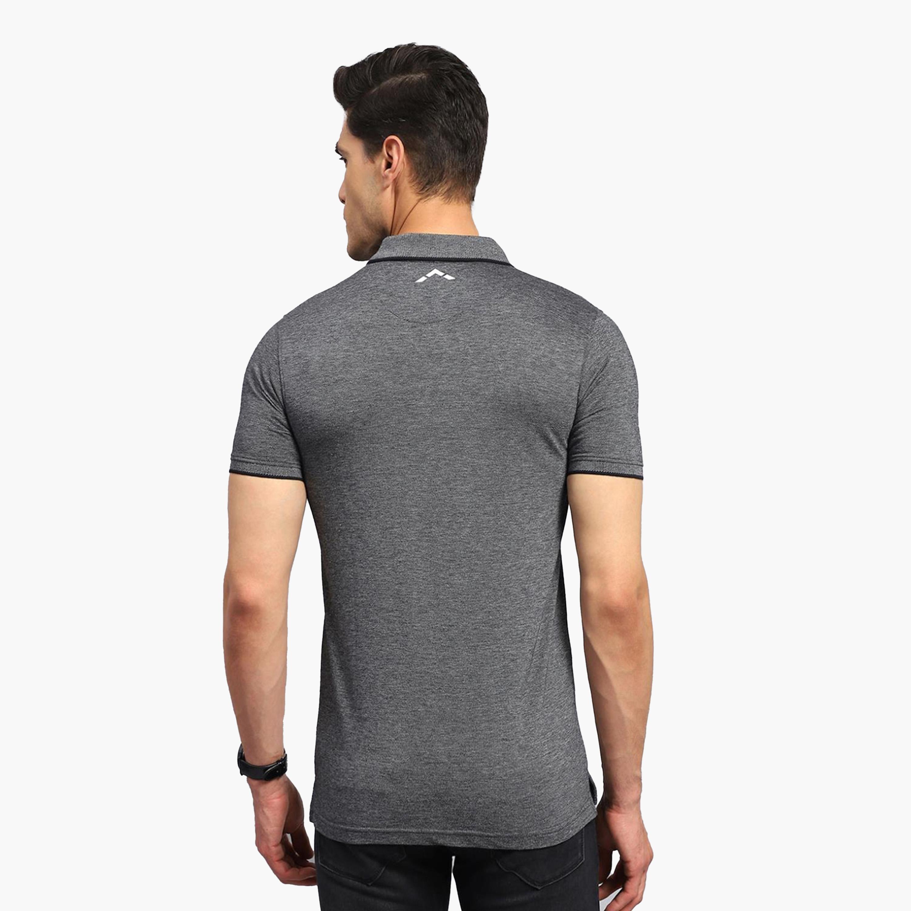 Rock.it X Styli Men Grey Cotton Blend Polo TShirt-men-clothing-tshirtsandpolos-tshirts-image-4