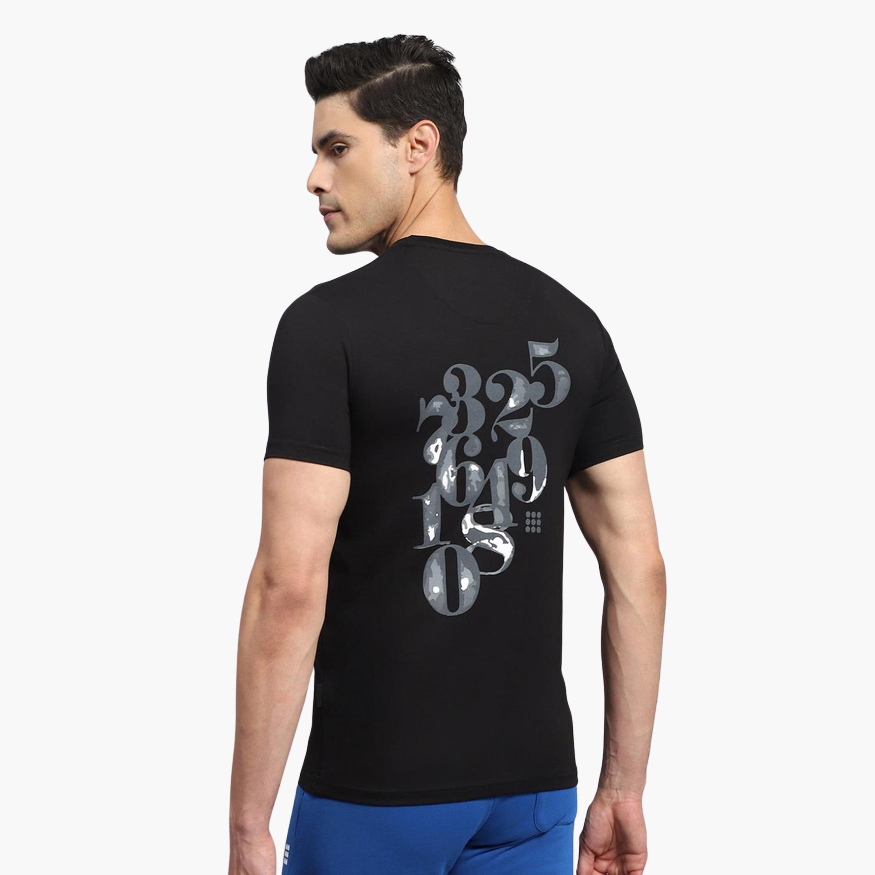 Rock.it X Styli Men Black Plain Regular Fit Short Sleeve TShirt-men-clothing-tshirtsandpolos-tshirts-image-4