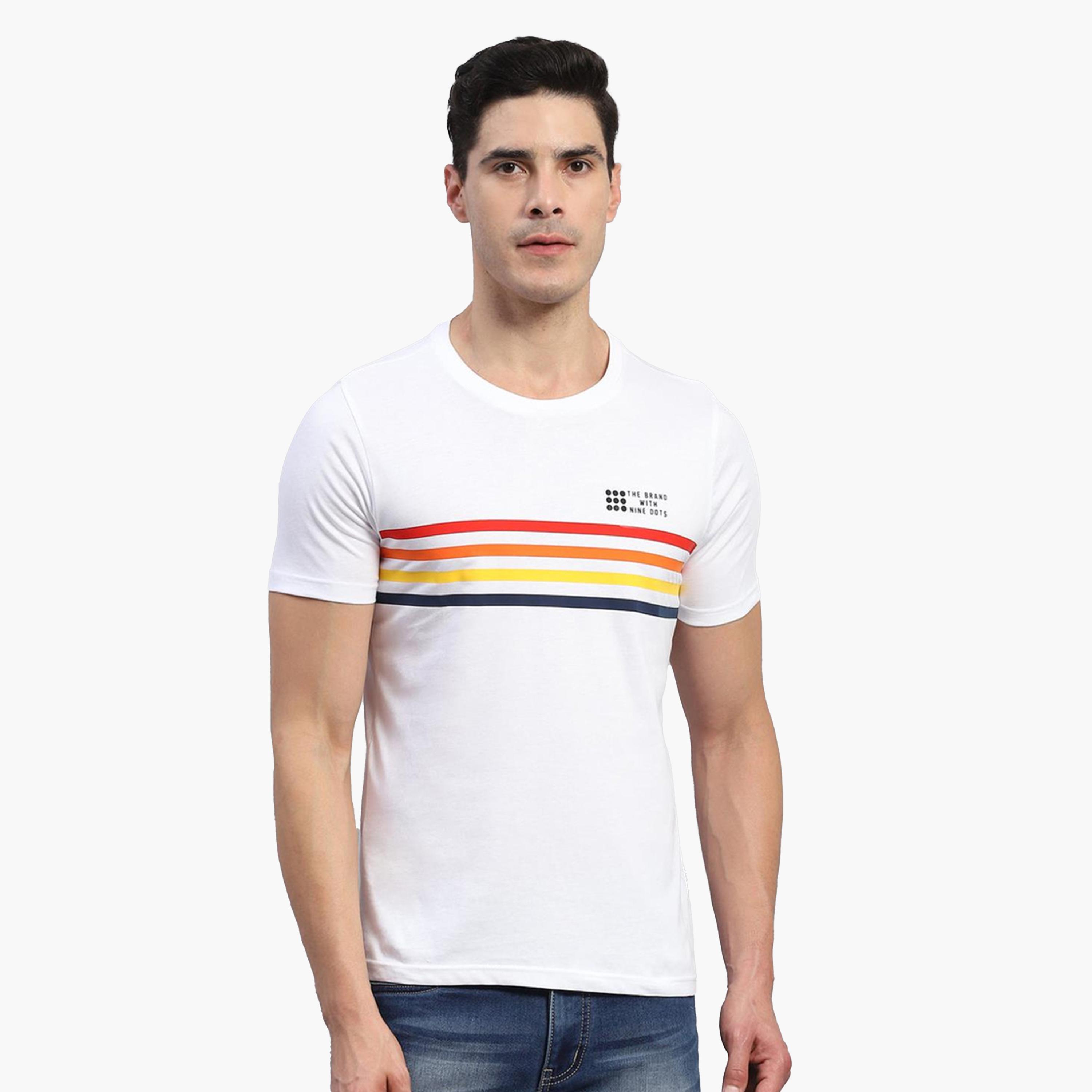 روك.ات ×ستايلي-  تي شيرت رجالي مخطط أبيض رقبة دائرية-men-clothing-tshirtsandpolos-tshirts-image-1