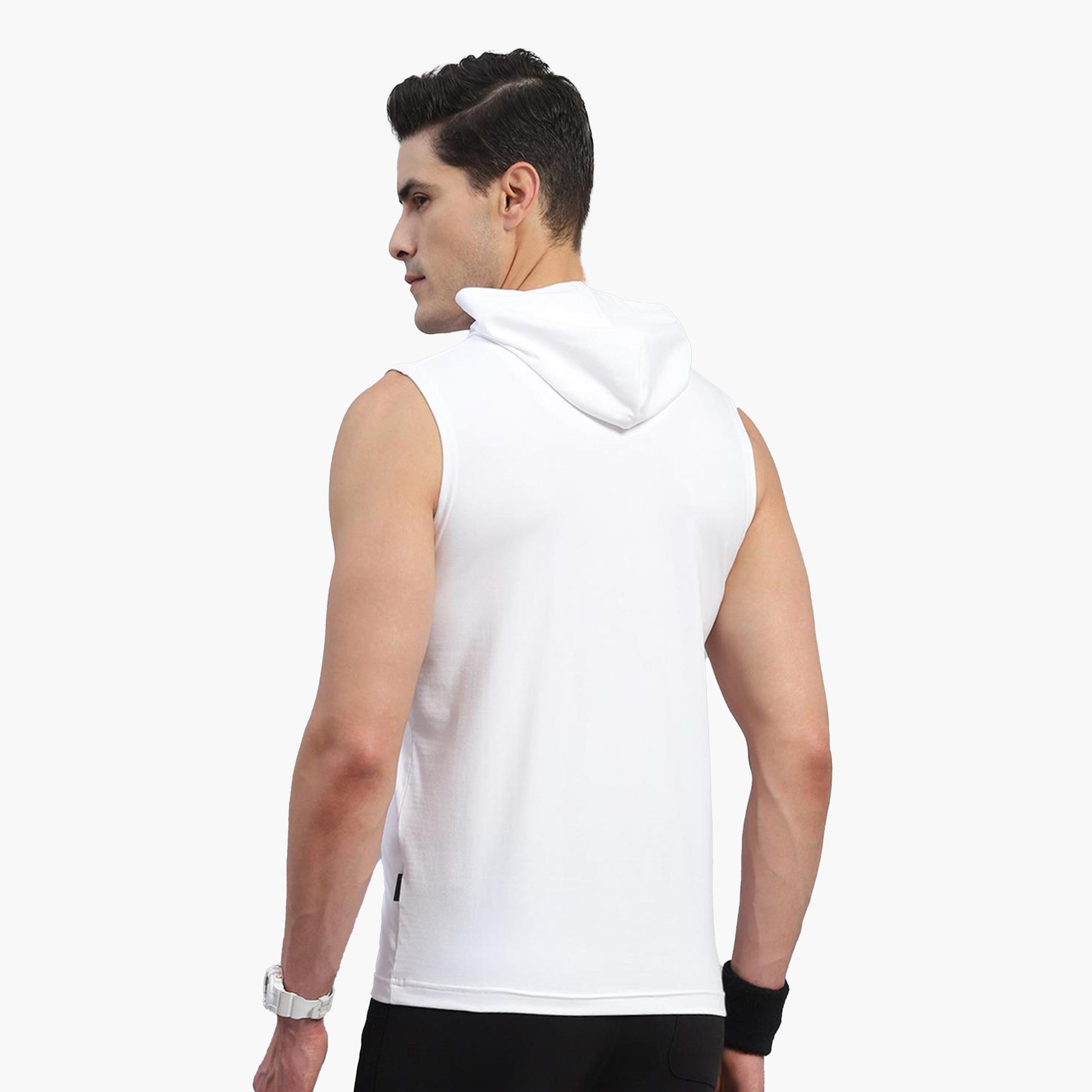 روك.ات ×ستايلي- تي شيرت رجالي أبيض بغطاء رأس وبدون أكمام ومقاس عادي-men-clothing-tshirtsandpolos-tshirts-image-4