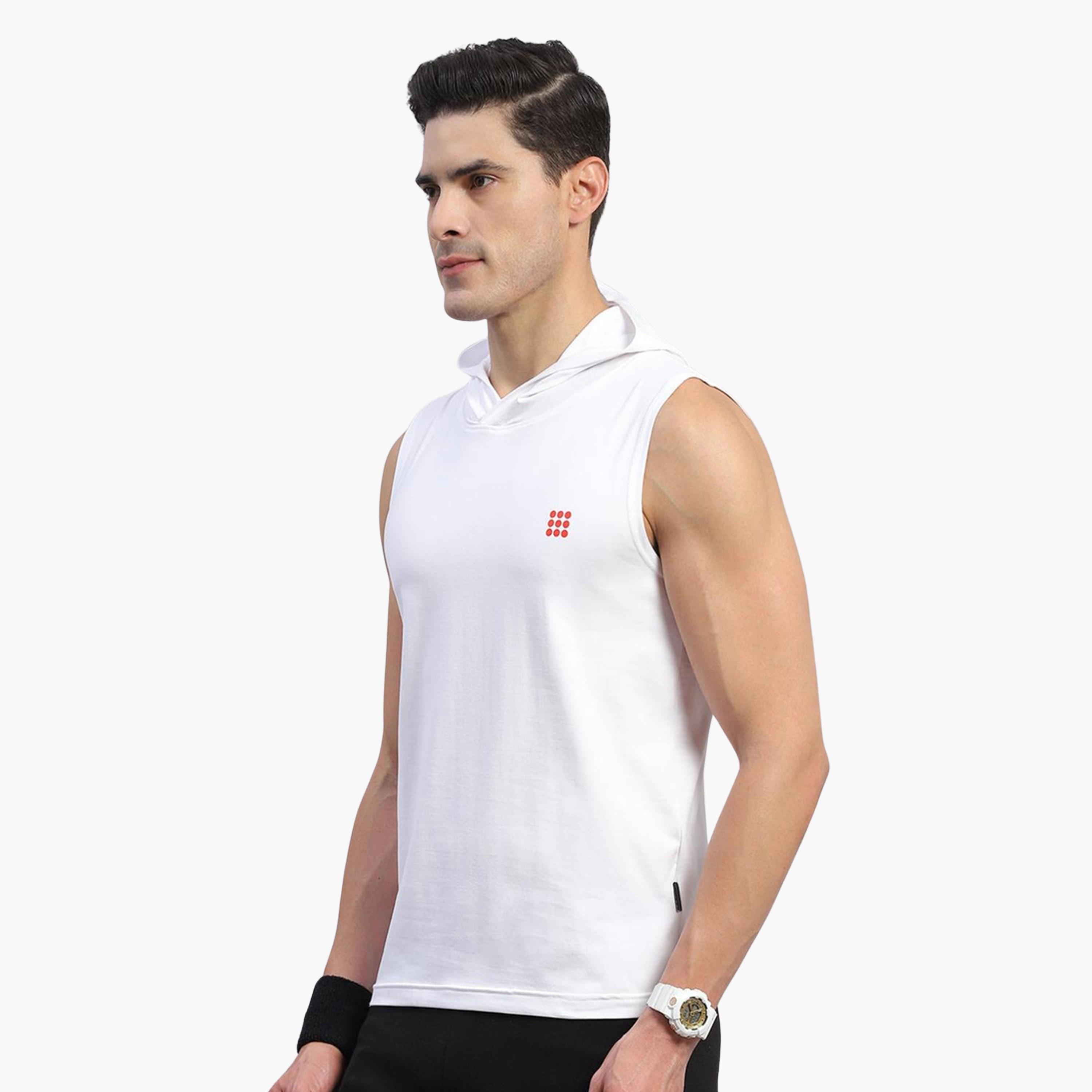 روك.ات ×ستايلي- تي شيرت رجالي أبيض بغطاء رأس وبدون أكمام ومقاس عادي-men-clothing-tshirtsandpolos-tshirts-image-5