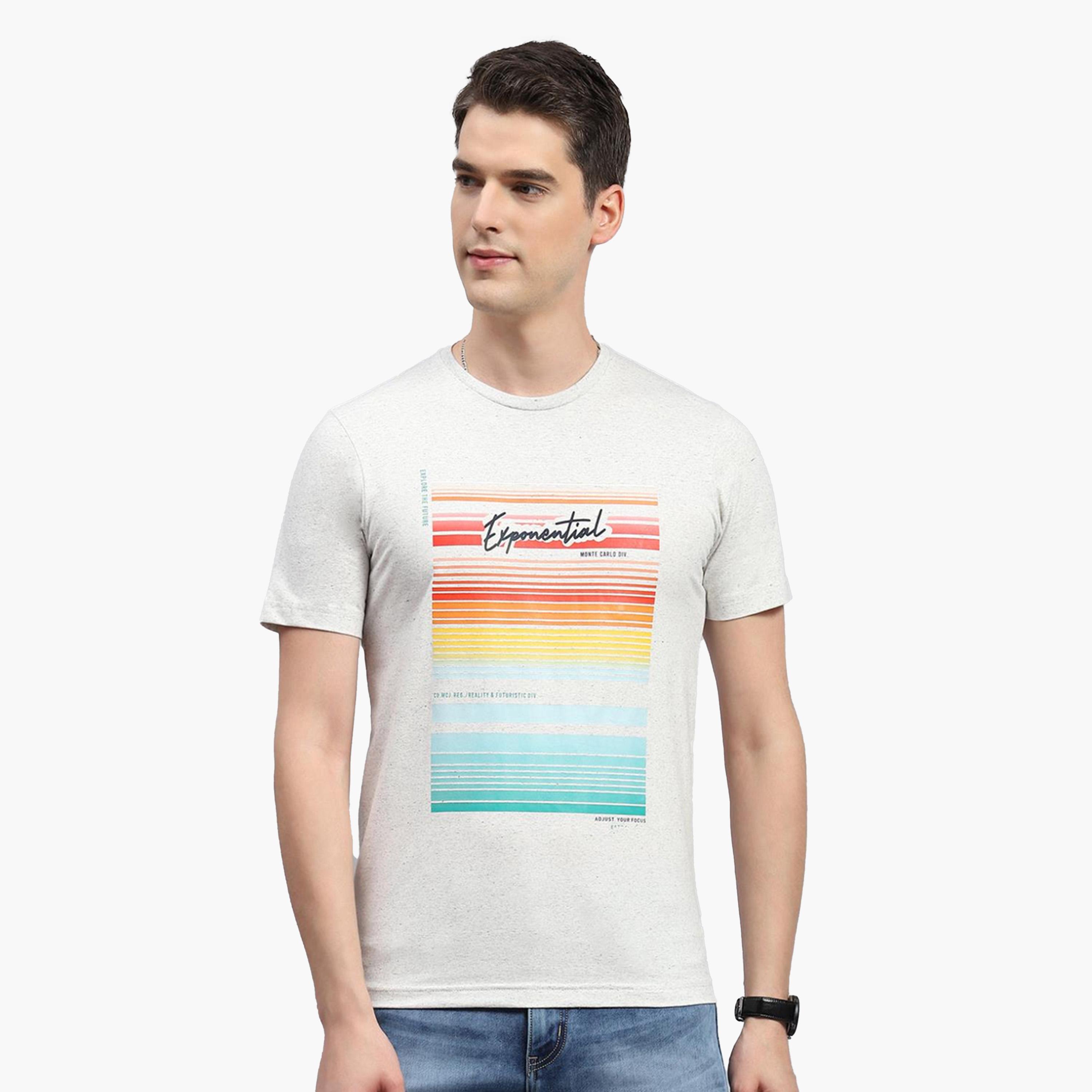 مونت كارلو × ستايلي-  تي شيرت رجالي مطبوع بأكمام قصيرة وقصة عادية-men-clothing-tshirtsandpolos-tshirts-image-1