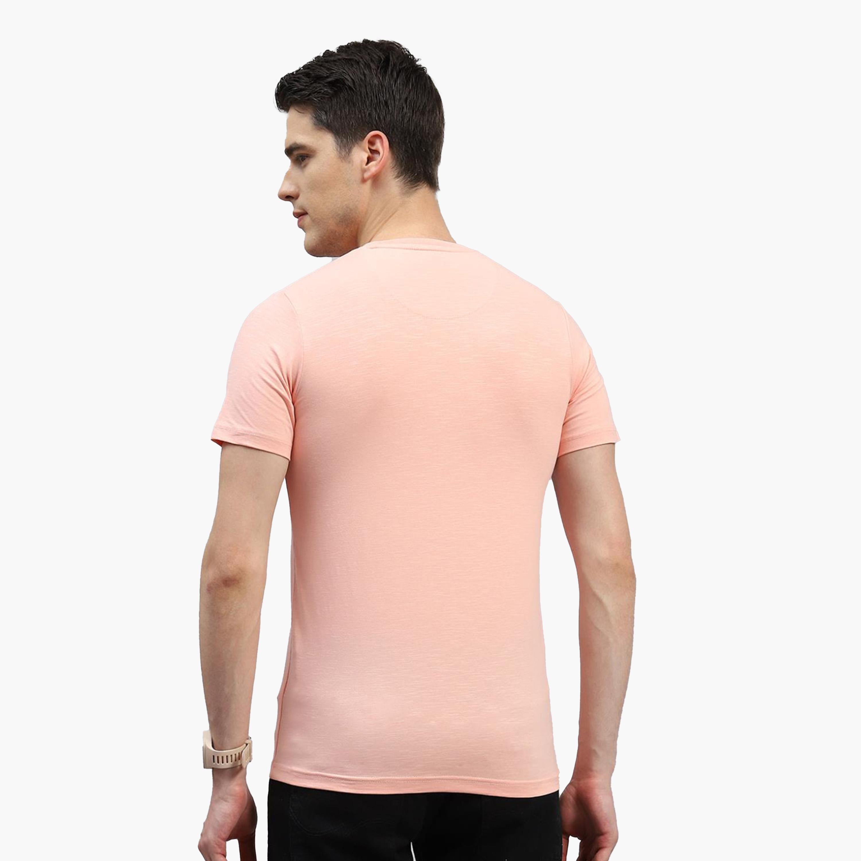 مونت كارلو × ستايلي-  تي شيرت رجالي وردي مطبوع - كاجوال ومريح-men-clothing-tshirtsandpolos-tshirts-image-4
