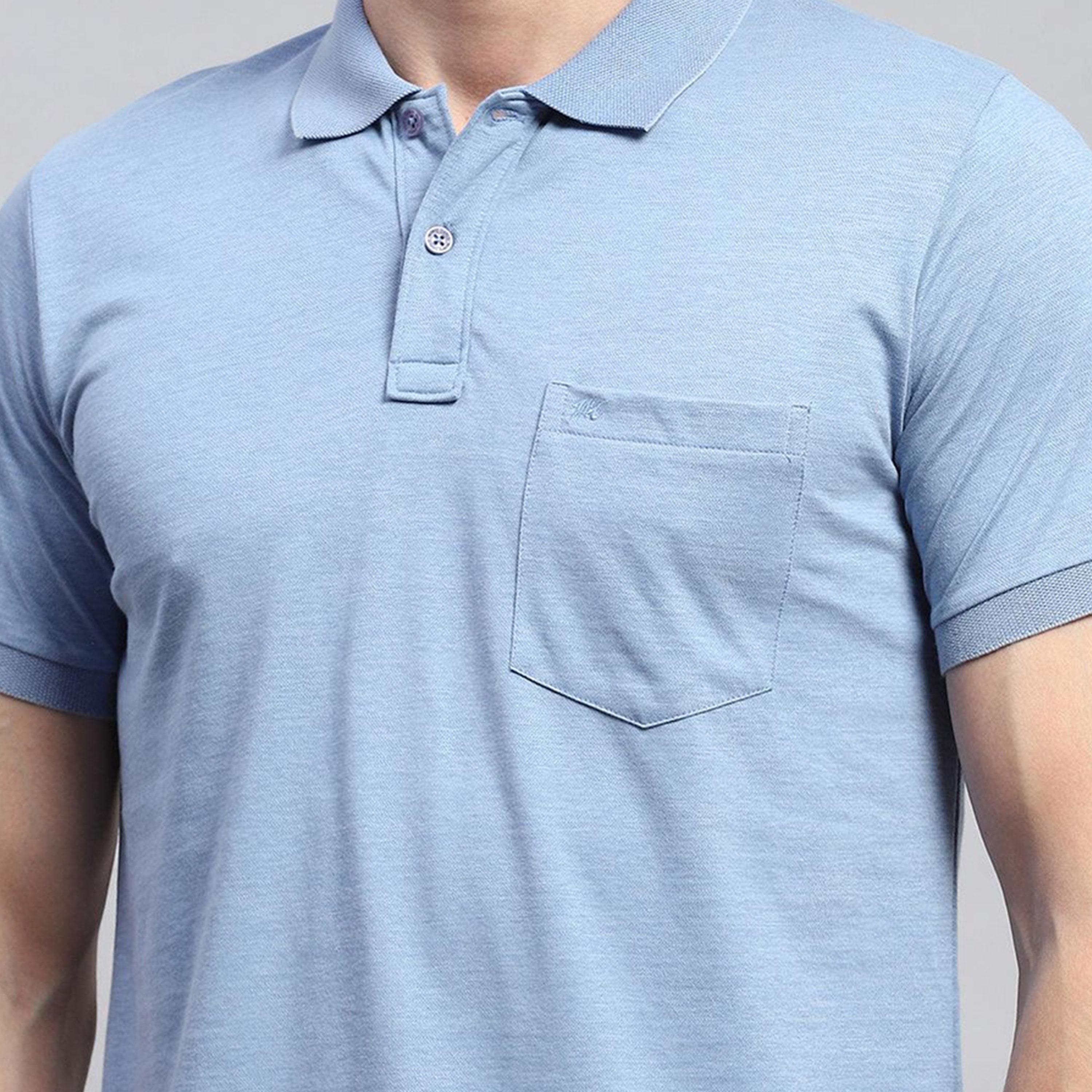 Monte Carlo X Styli Men Blue Solid Collared Neck Half sleeve T-shirt-men-clothing-tshirtsandpolos-tshirts-image-6
