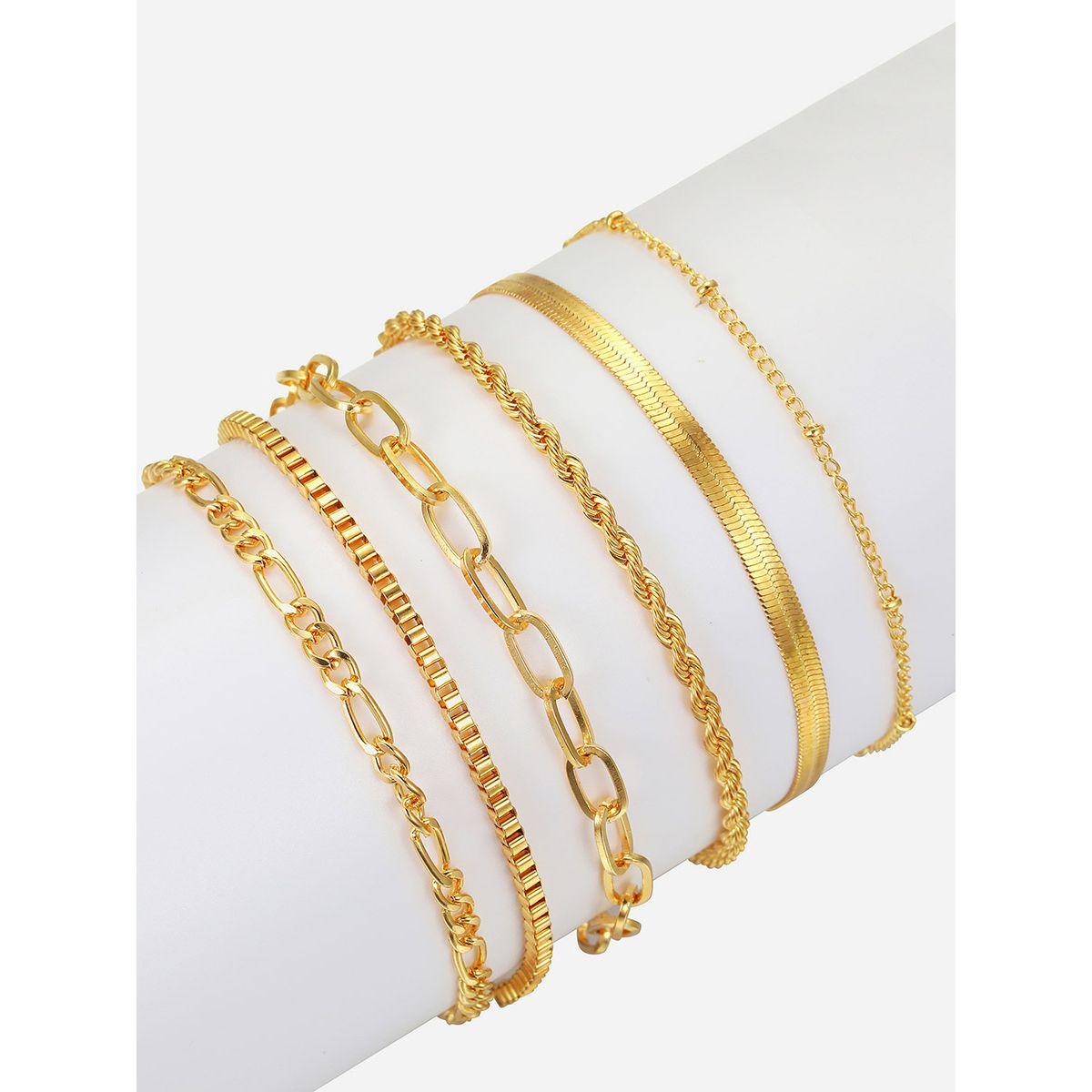 مجموعة من 5 - قلادة كاجوال-women-watchesandjewellery-jewellery-banglesandbracelets-image-5