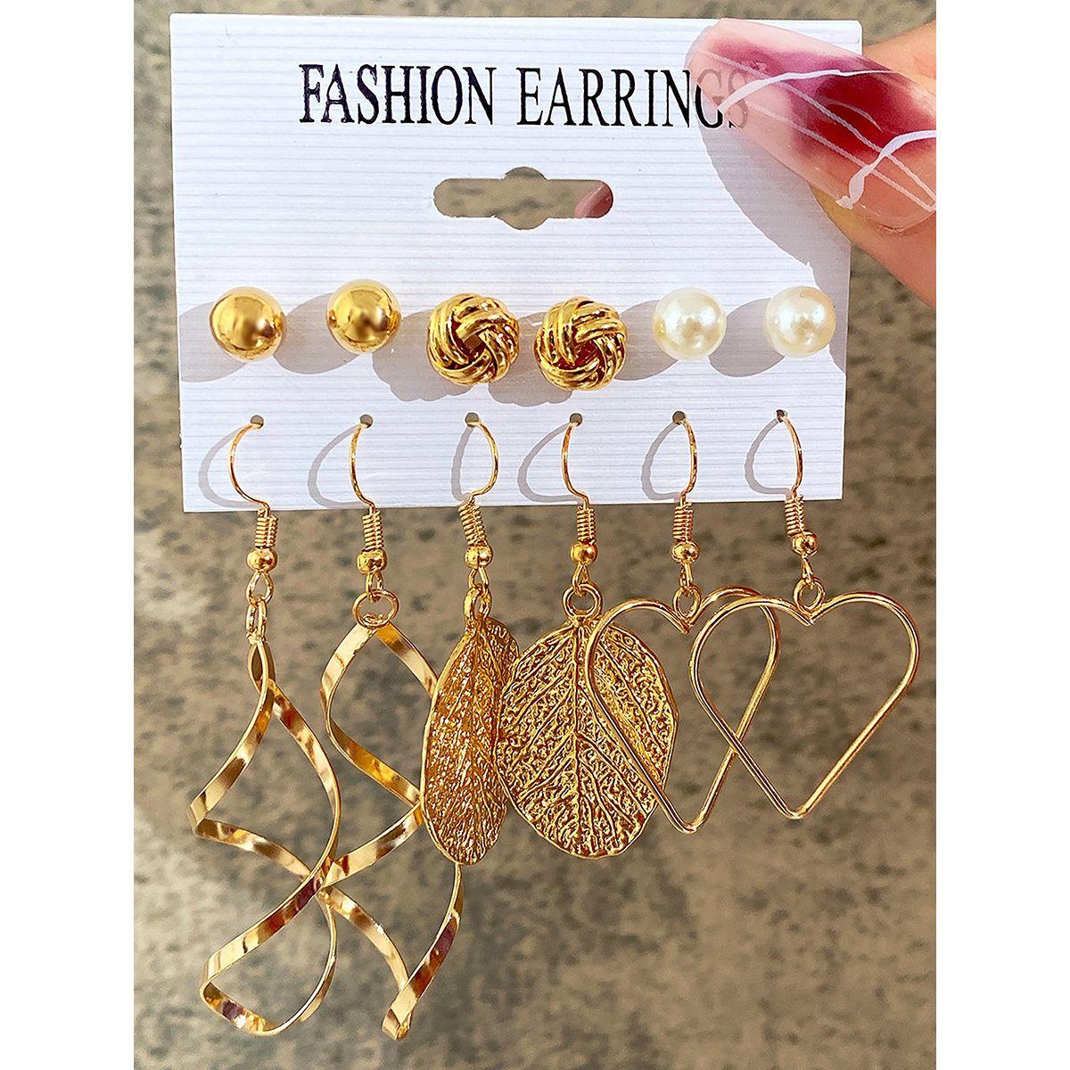 Styli Set of 6 - Assorted Earrings-women-watchesandjewellery-jewellery-earrings-image-1