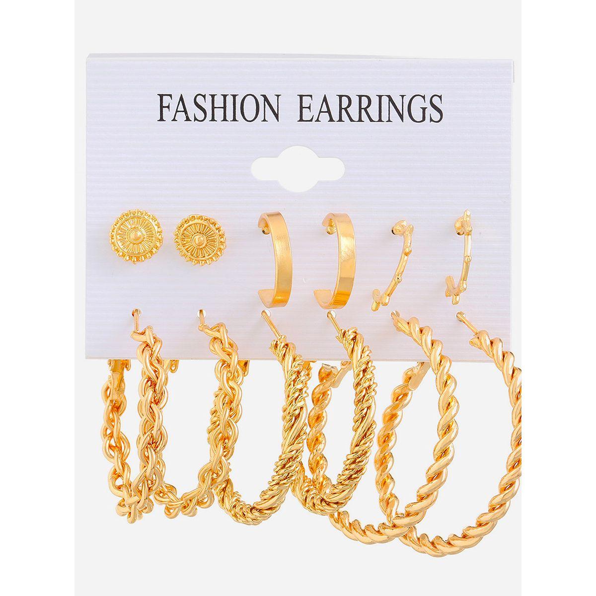 Styli Set of 6 - Assorted Earrings-women-watchesandjewellery-jewellery-earrings-image-1