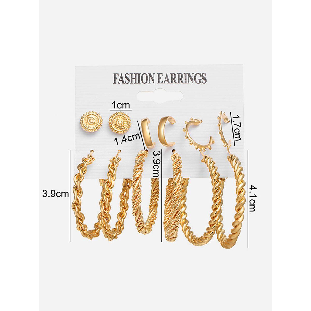 Styli Set of 6 - Assorted Earrings-women-watchesandjewellery-jewellery-earrings-image-2