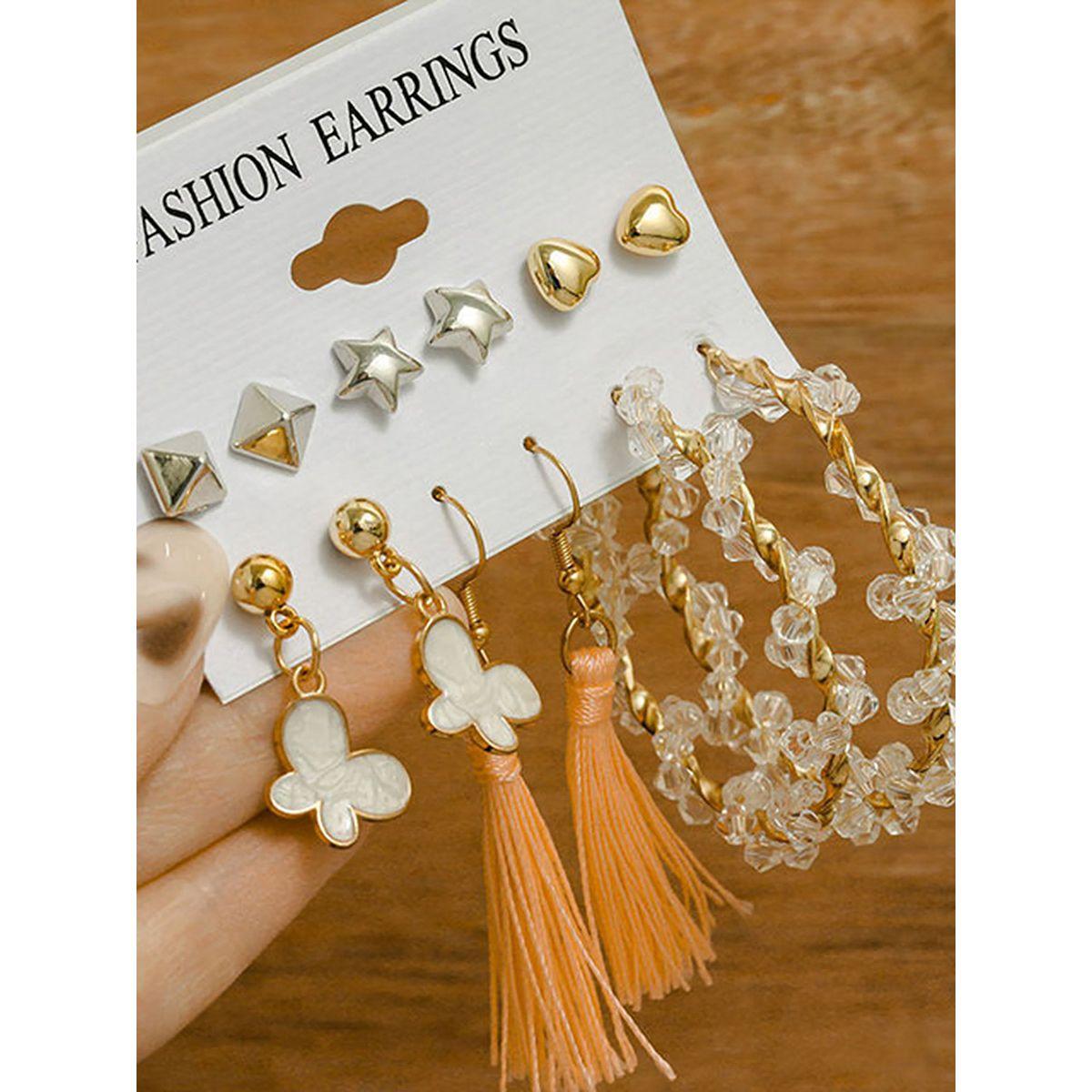 Styli Set of 6 - Assorted Earrings-women-watchesandjewellery-jewellery-earrings-image-2